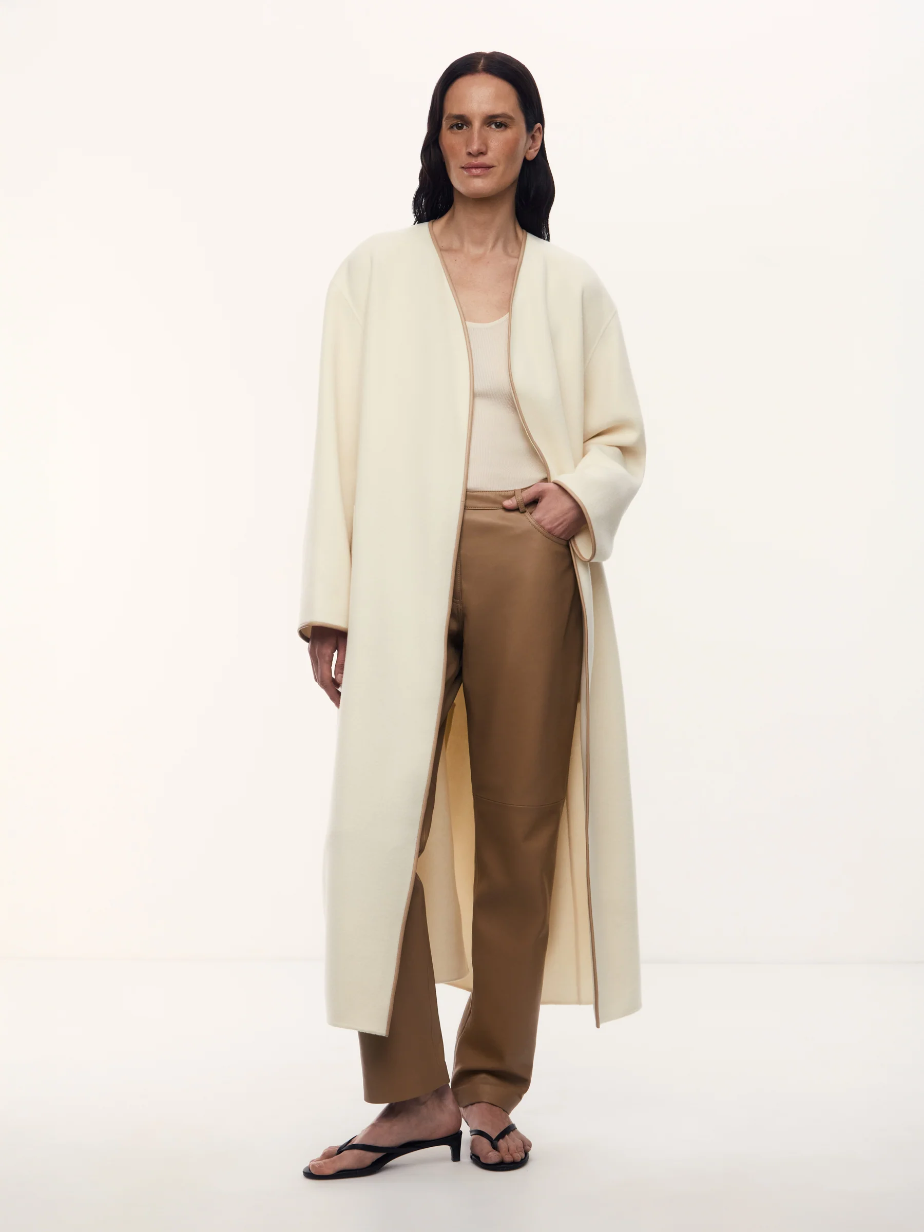 Angie wool-cashmere coat