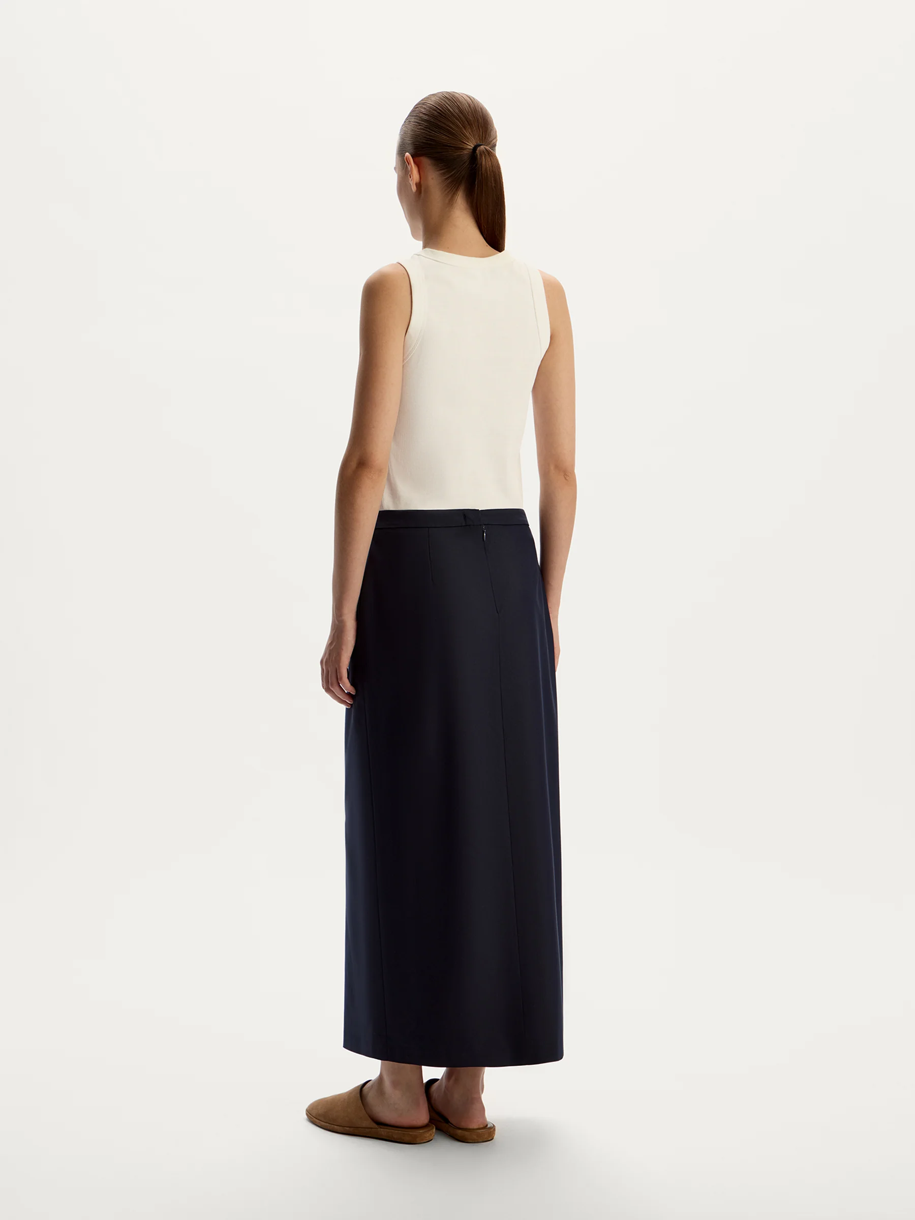Asymmetric midi skirt - Image 6