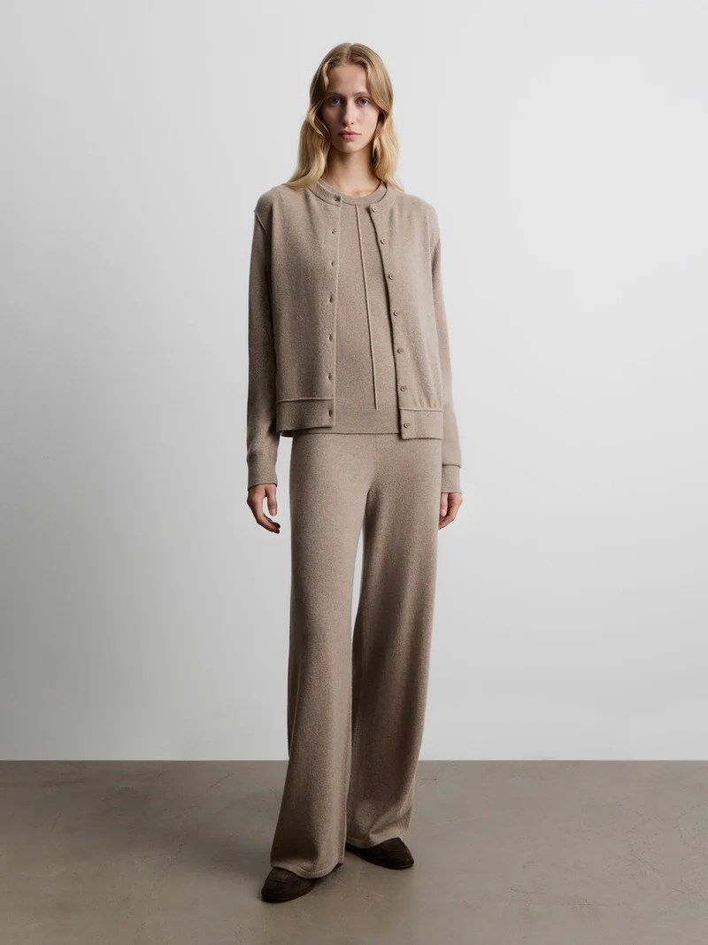 Aura cashmere trousers
