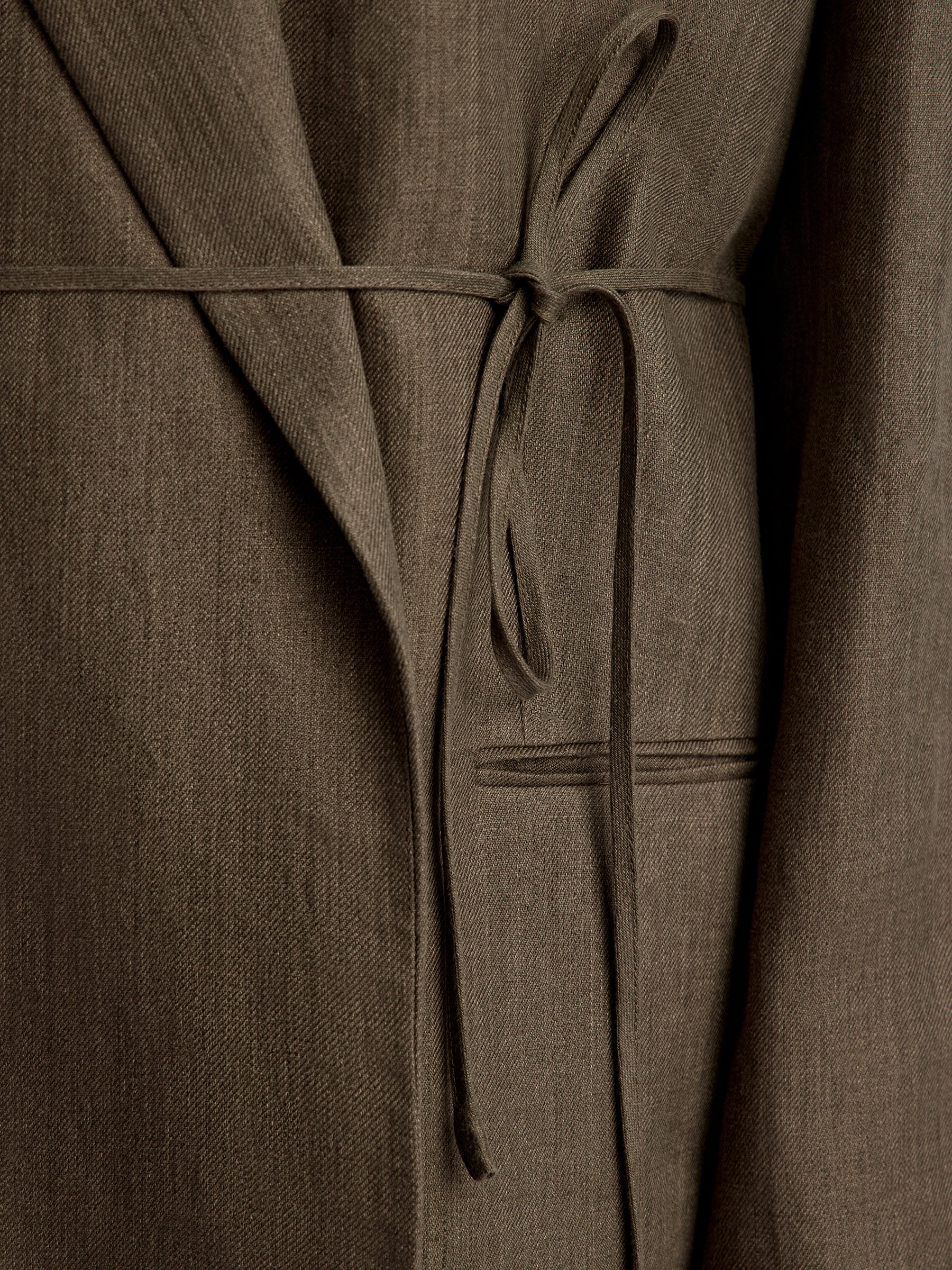 Belted linen blazer - Image 4