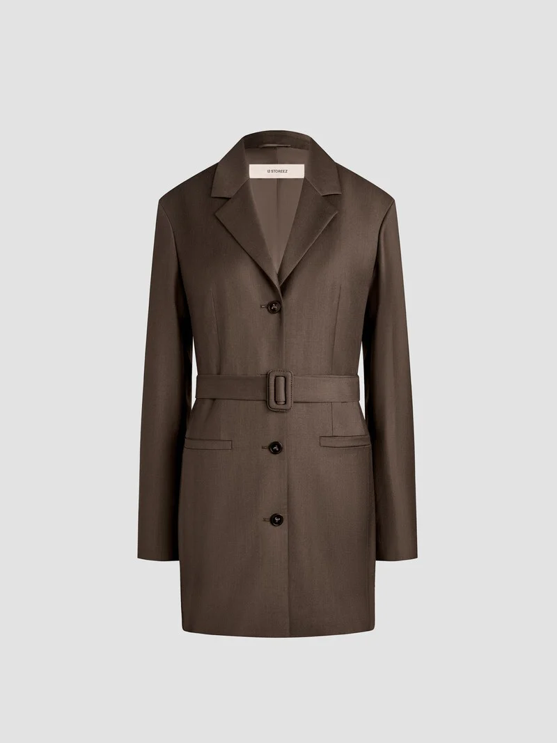 Belted wool blazer - Image 6