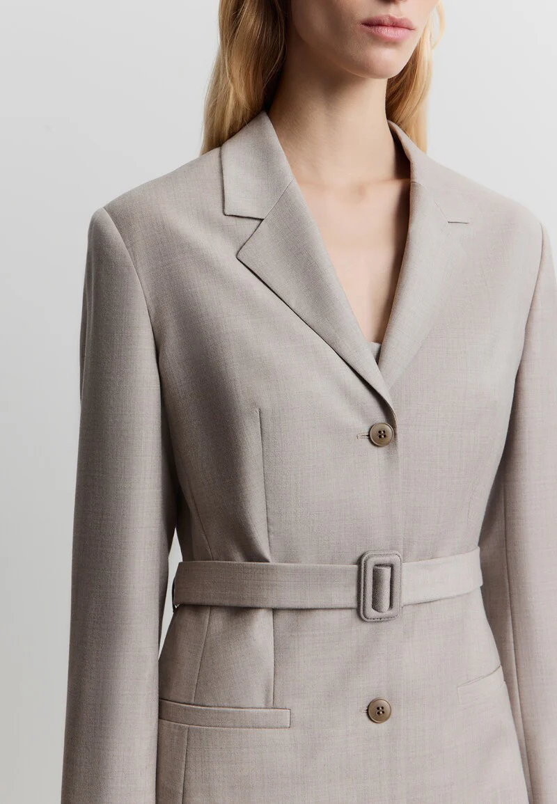 Belted wool blazer - Image 3