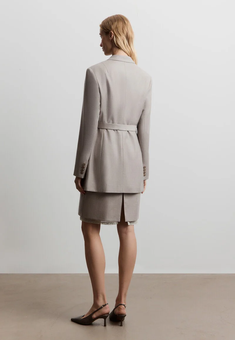 Belted wool blazer - Image 4
