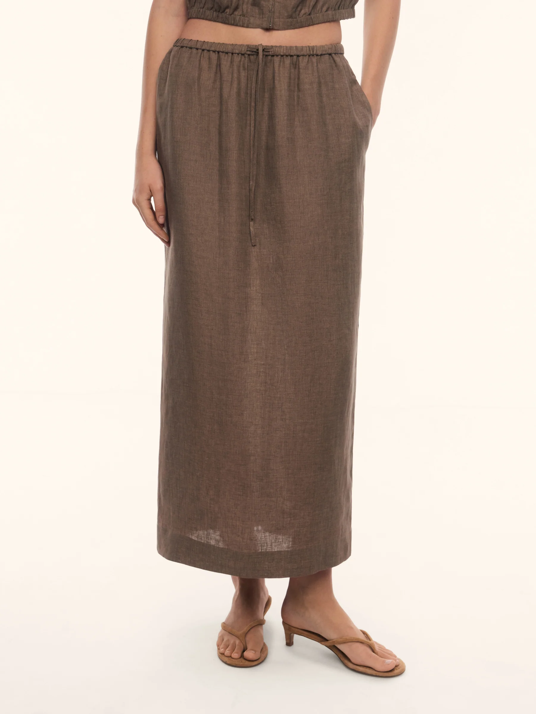 Bessette linen skirt - Image 3