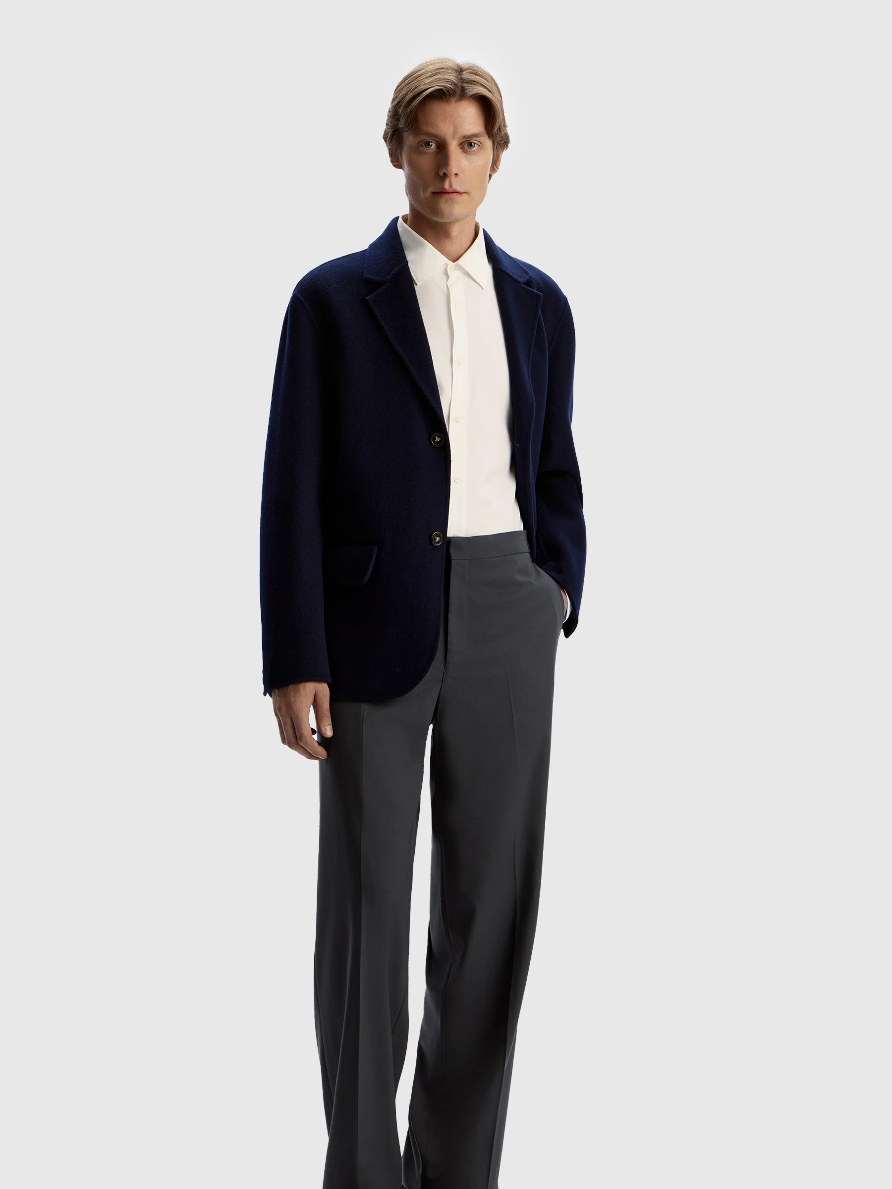 Buckle-detail wool trousers - Image 2
