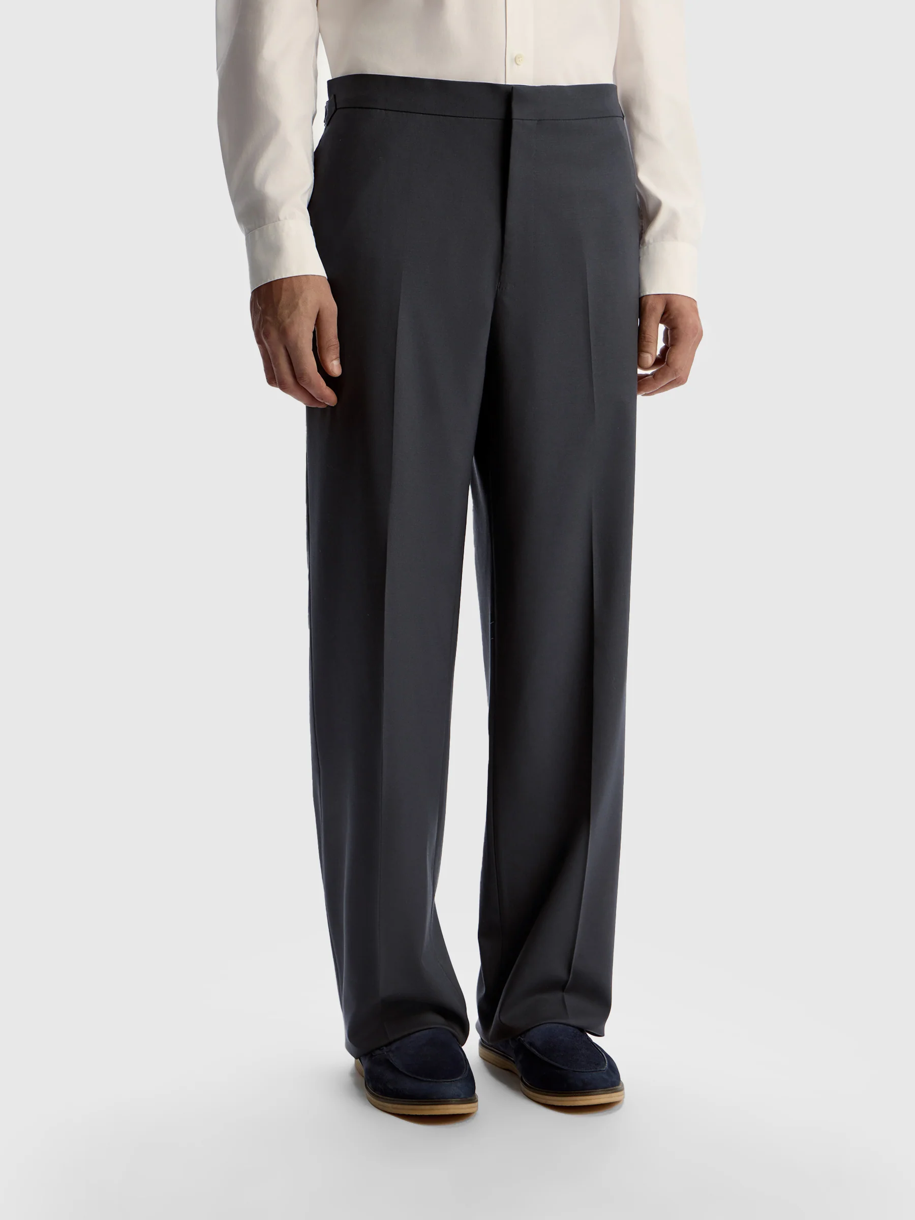 Buckle-detail wool trousers - Image 3