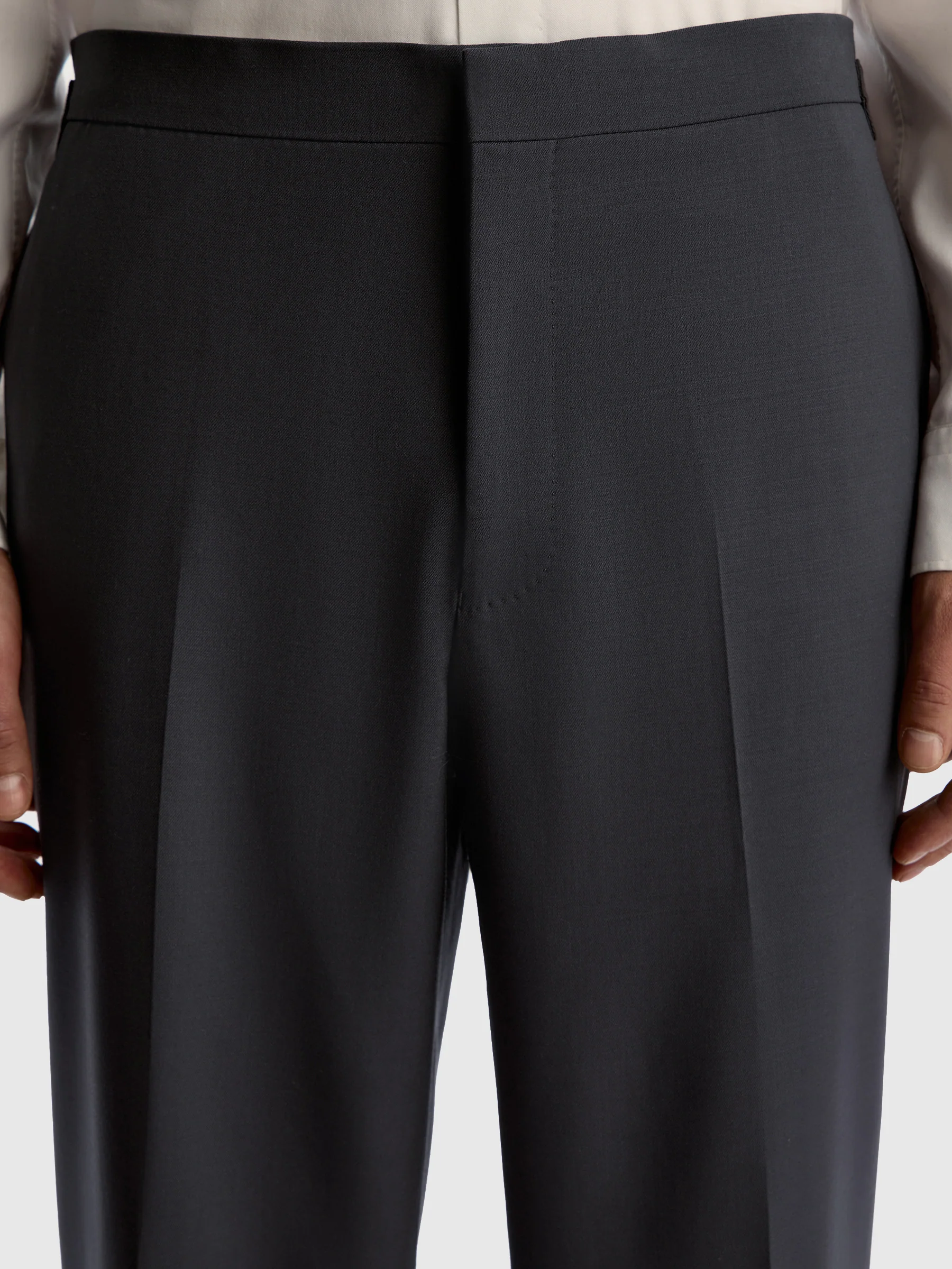 Buckle-detail wool trousers - Image 4