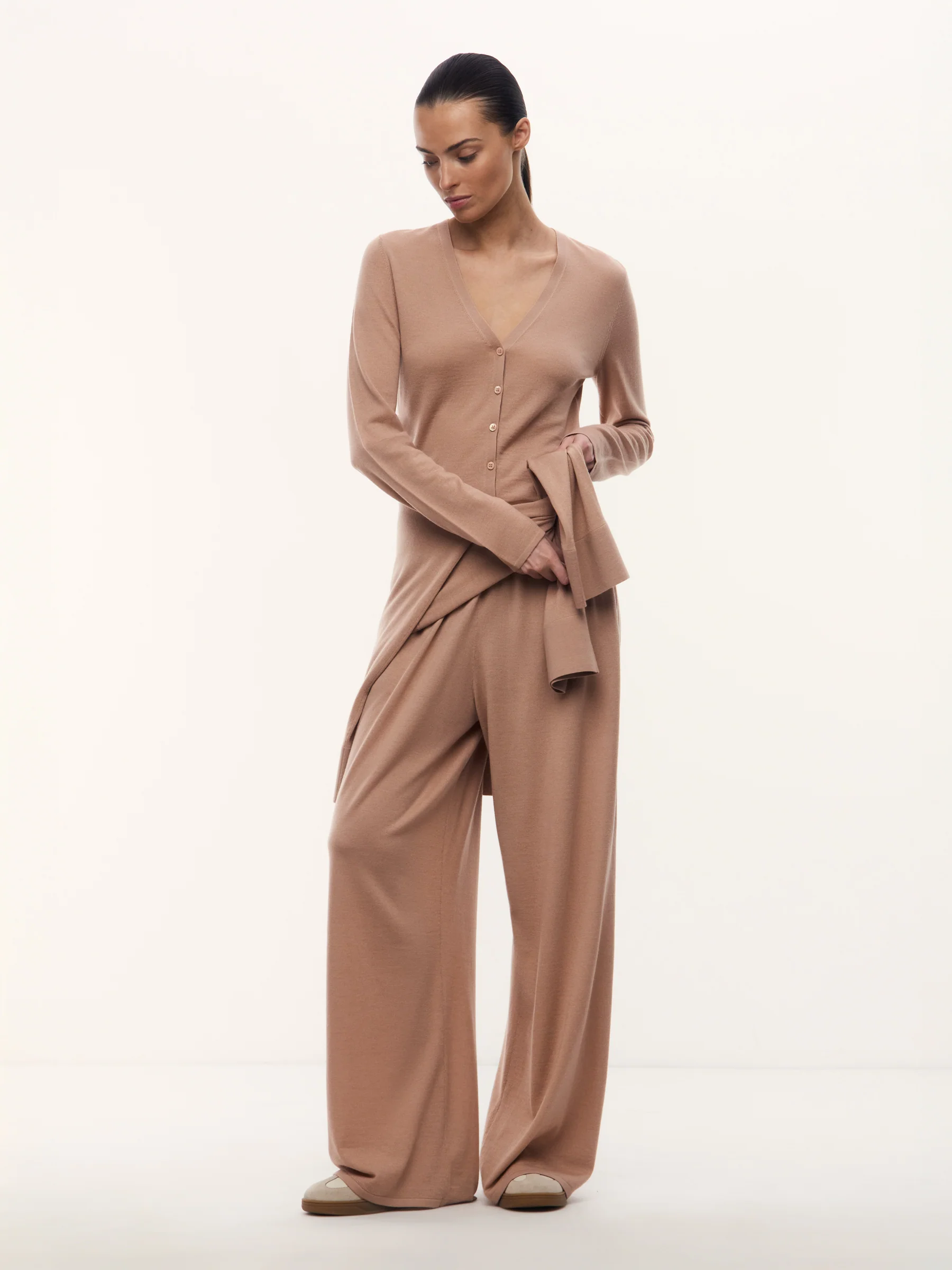 Camelia merino-silk cardigan - Image 2
