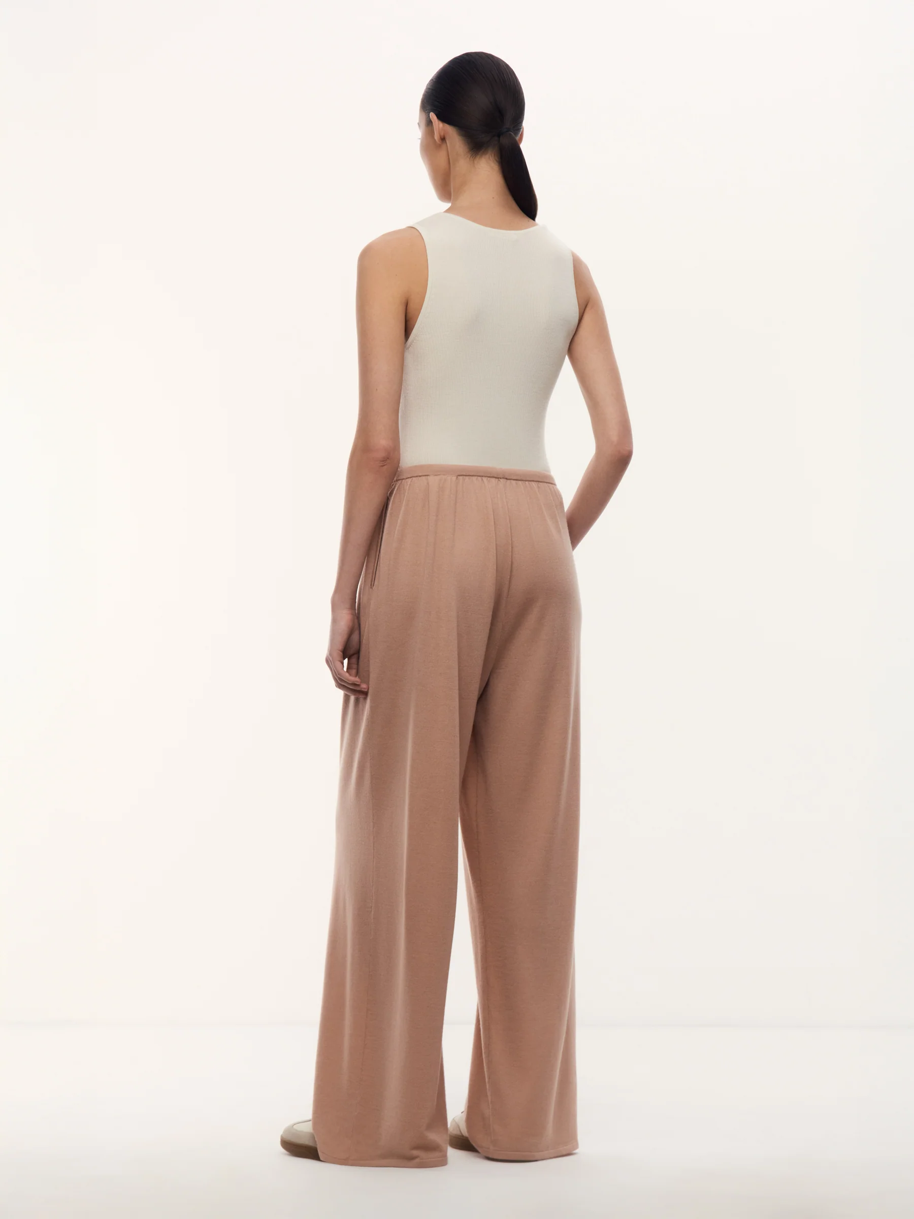 Camelia merino-silk trousers - Image 5