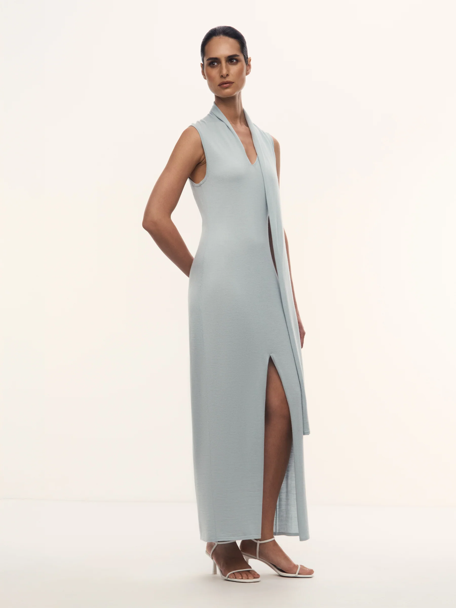 Carolyn merino-silk dress - Image 2