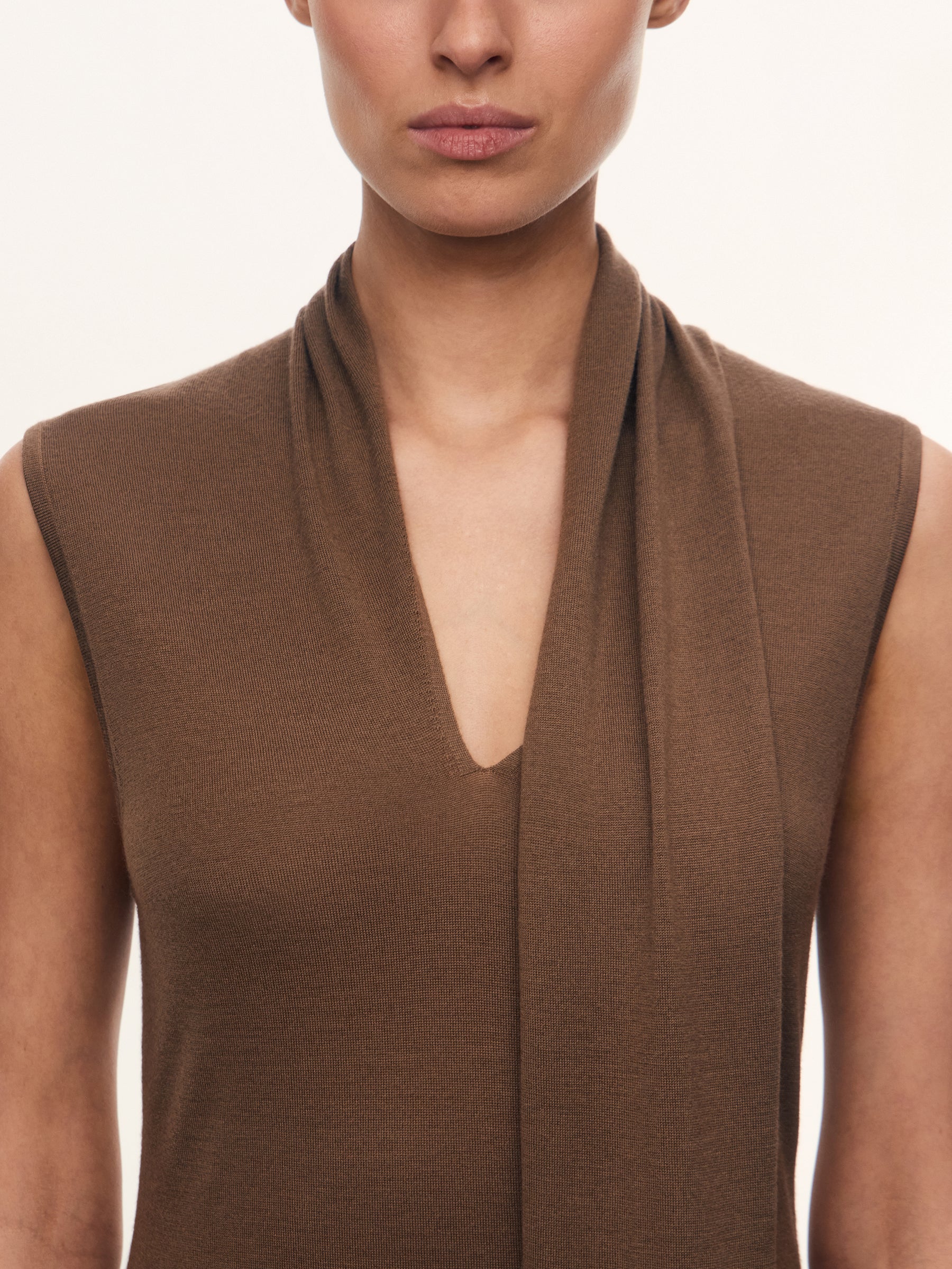Carolyn merino-silk dress - Image 4