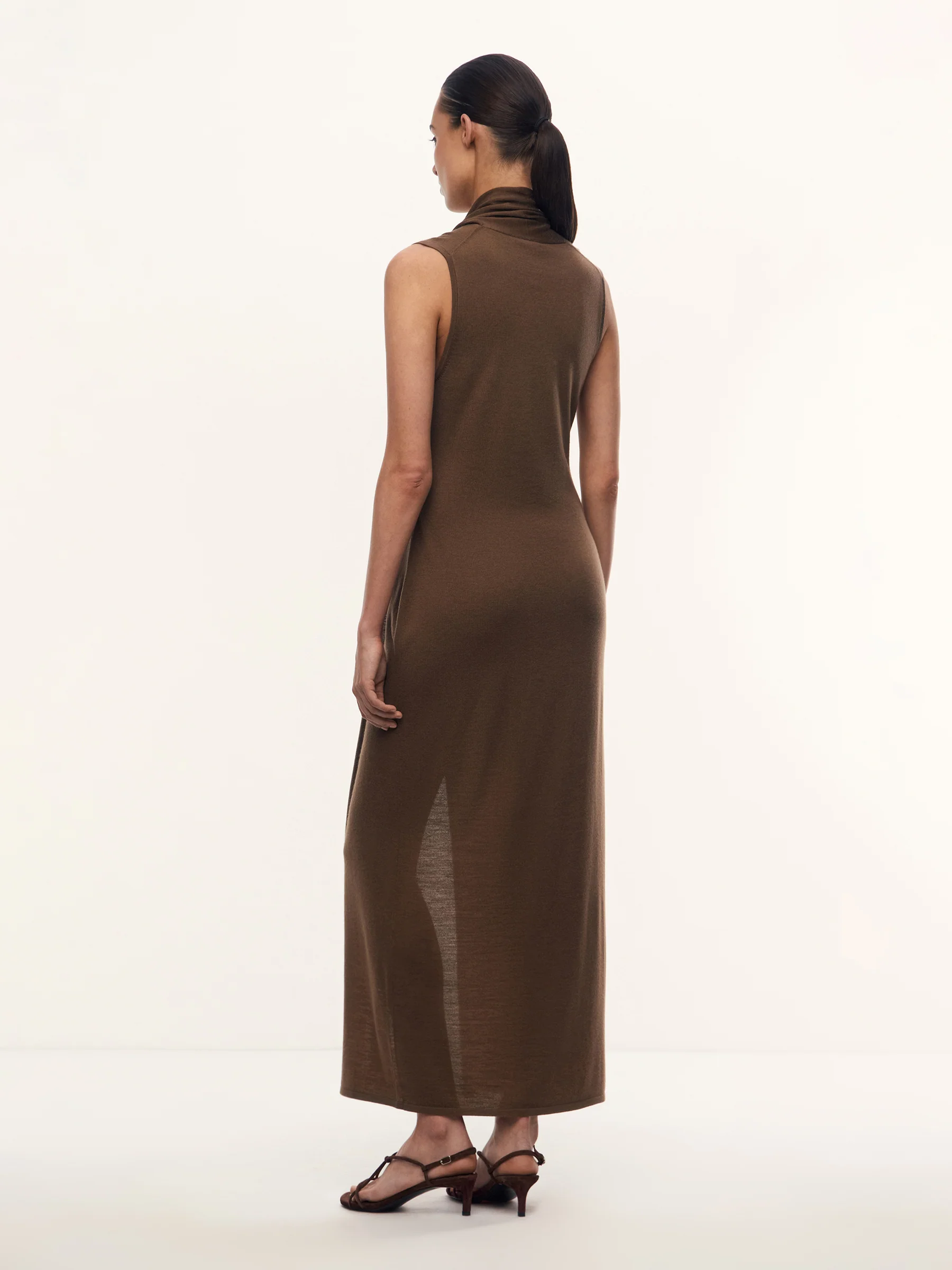 Carolyn merino-silk dress - Image 5