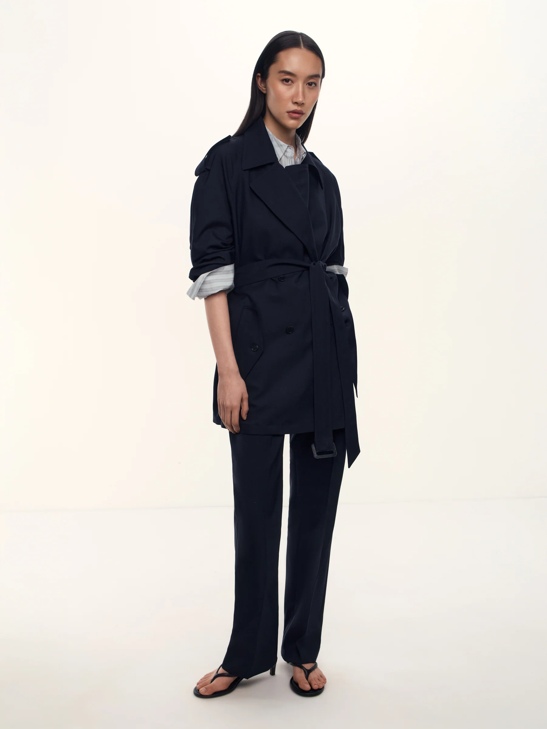Cherbourg wool trench