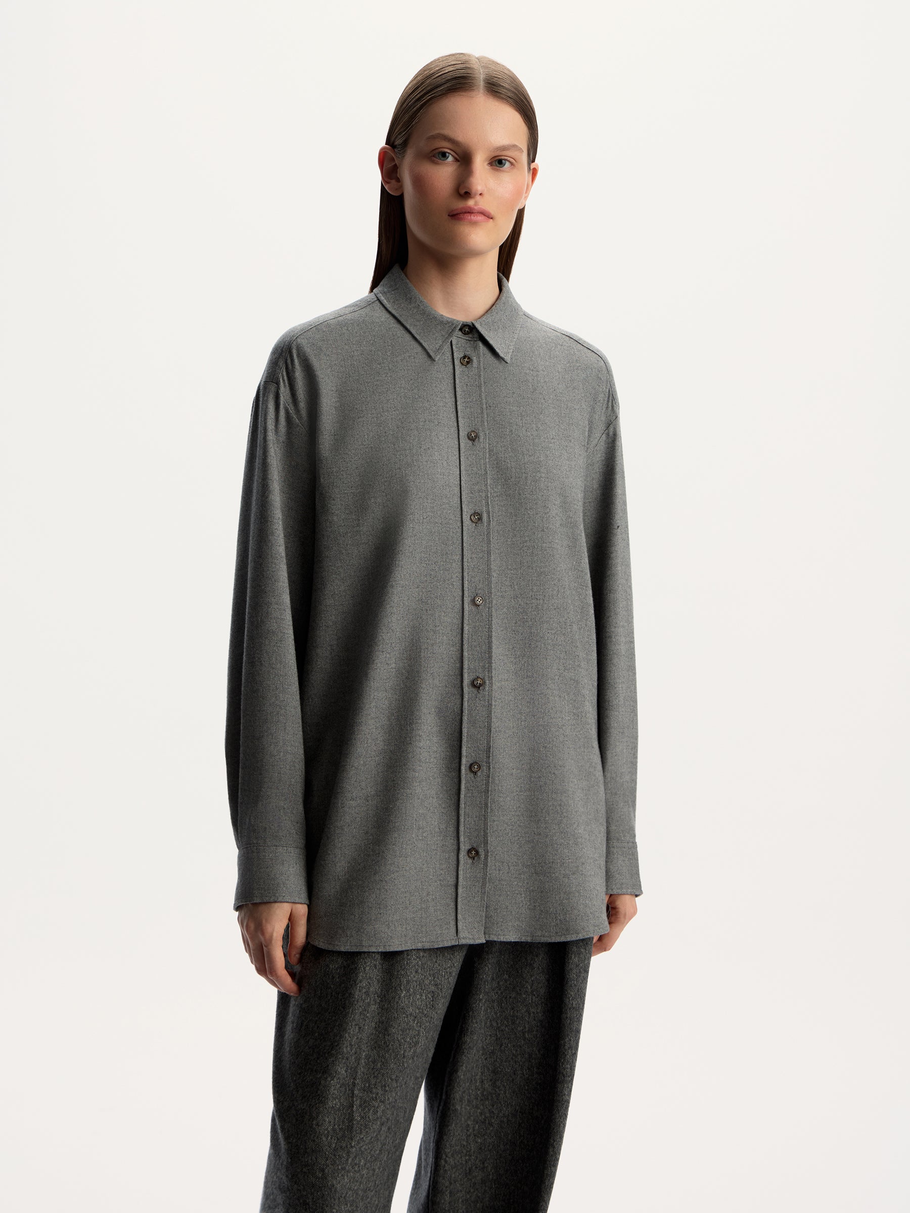 Cotton flannel shirt