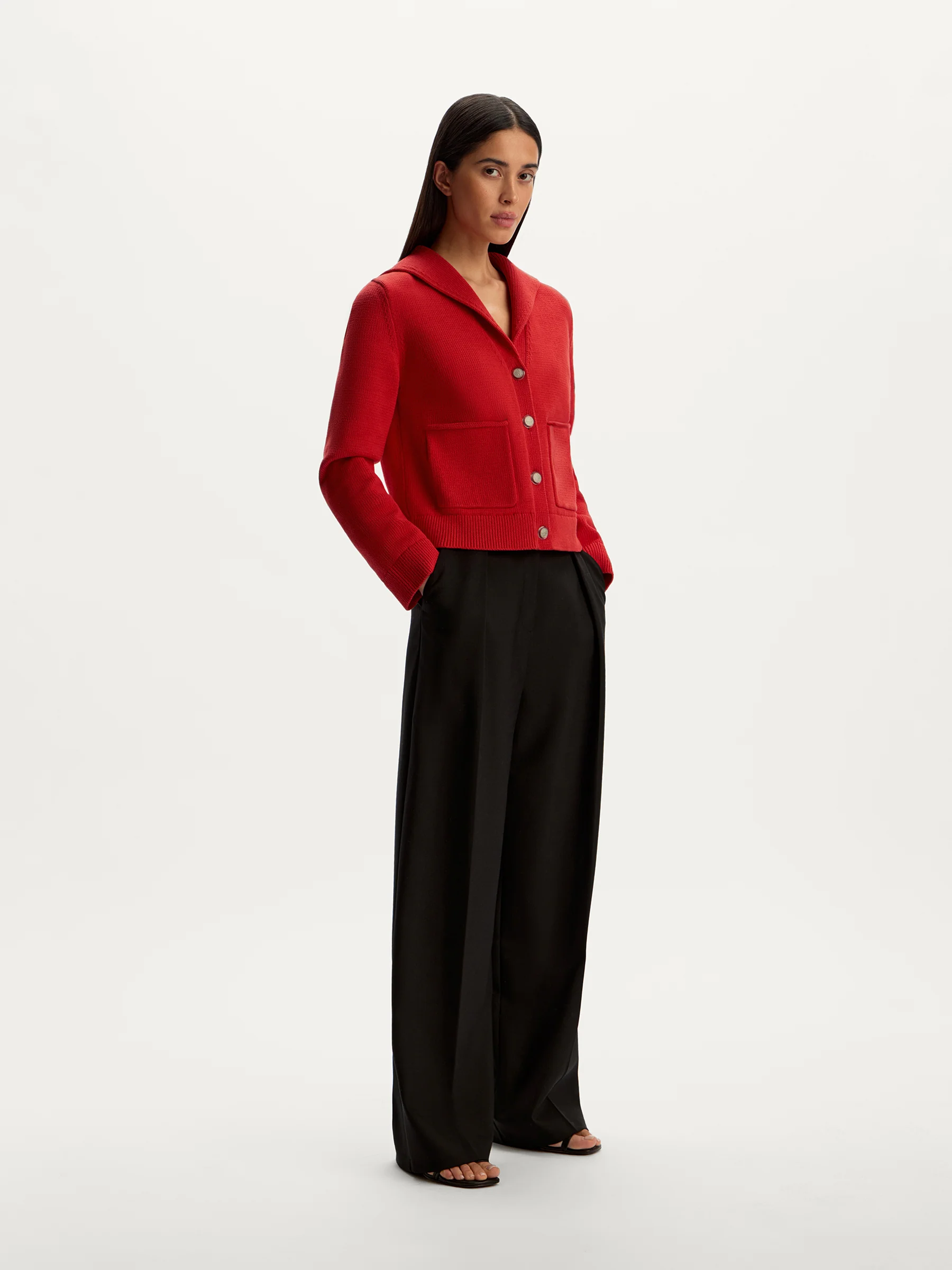 Cotton knit cardigan - Image 2