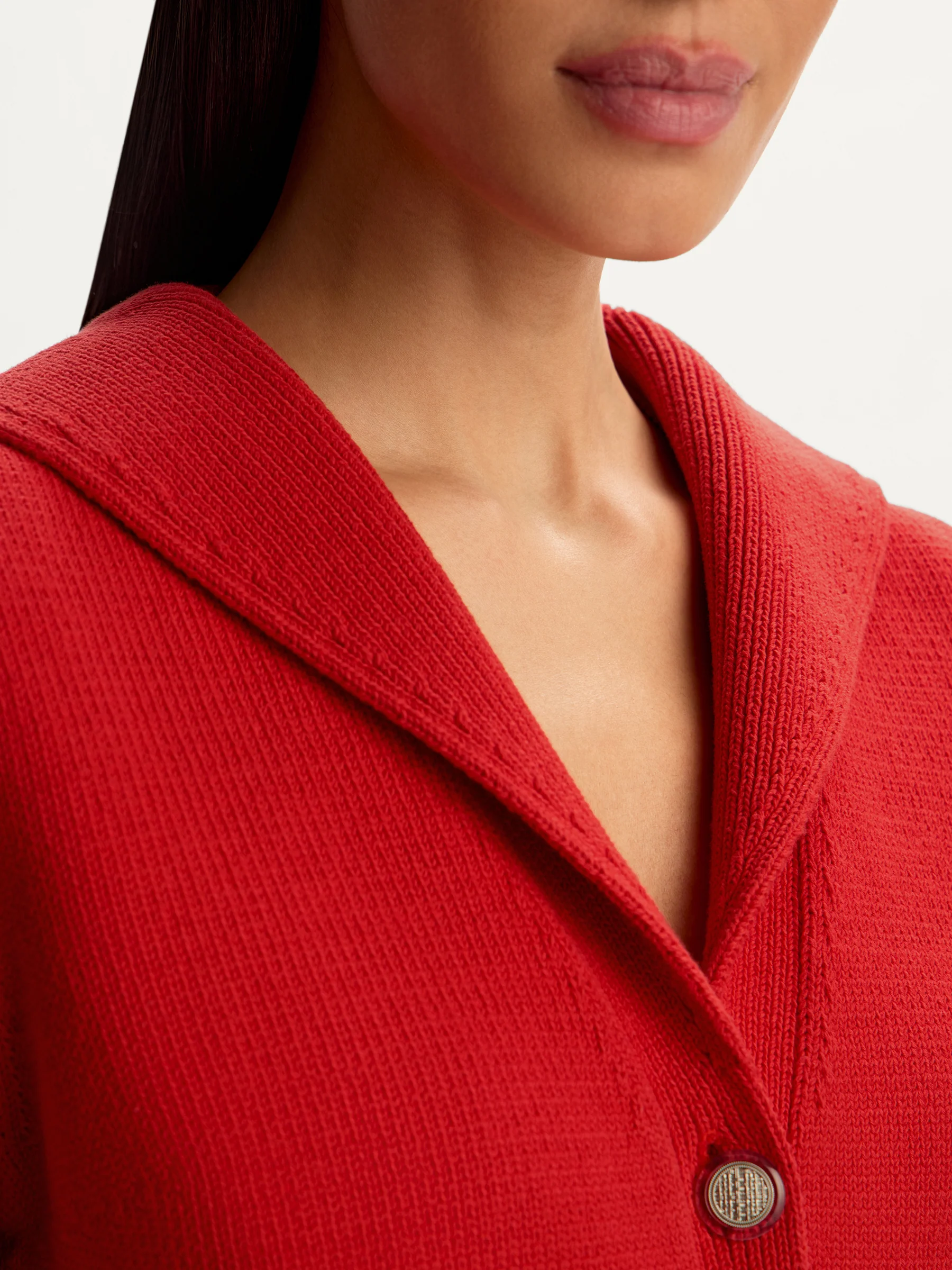 Cotton knit cardigan - Image 4