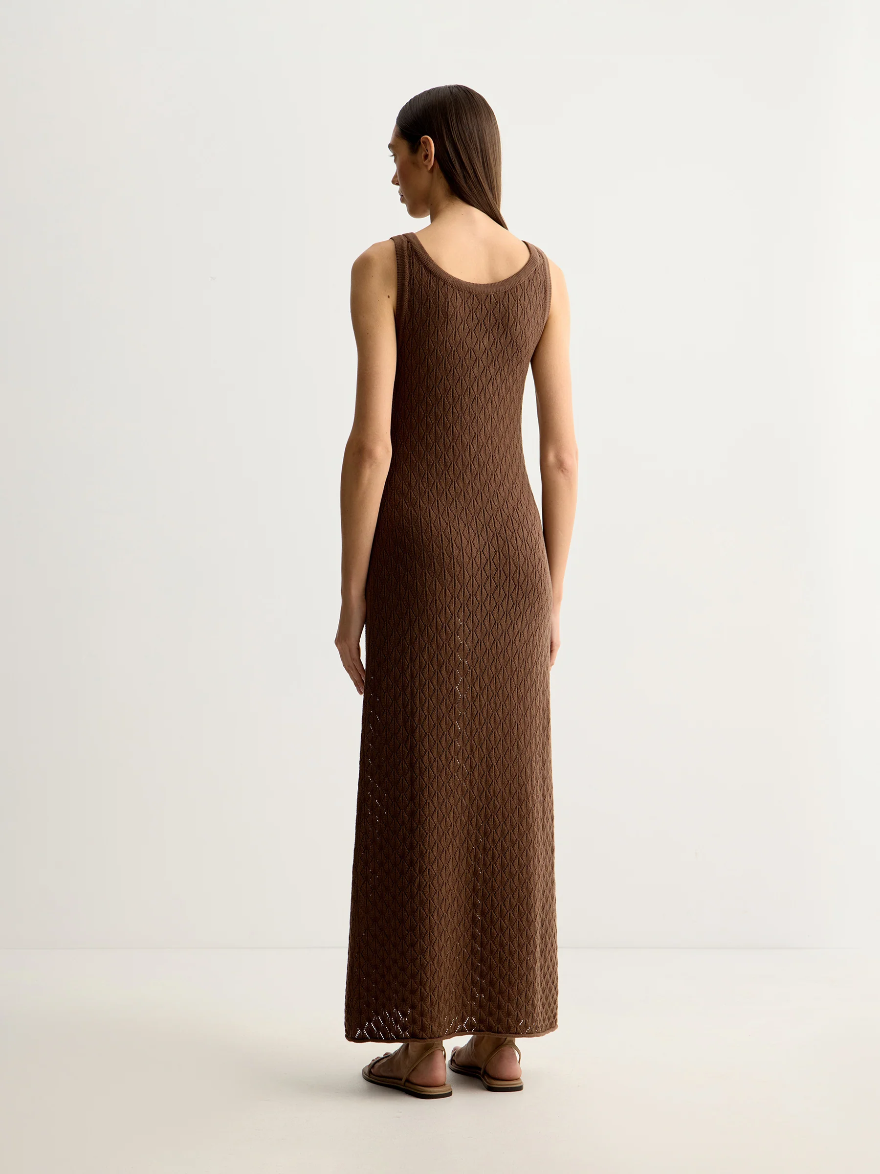 Cotton knit maxi dress - Image 6