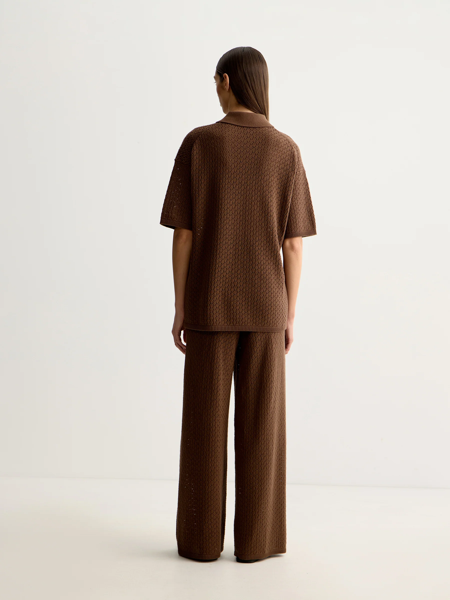 Cotton knit trousers - Image 5