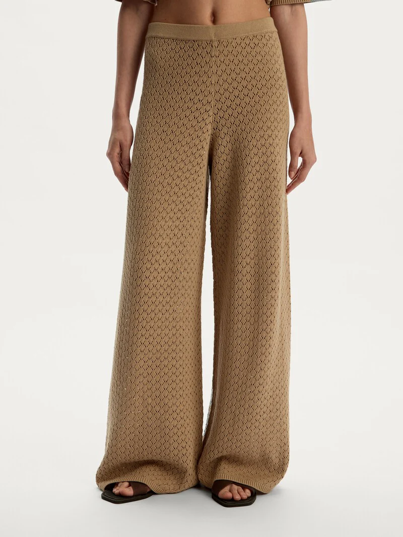 Cotton knit trousers - Image 3