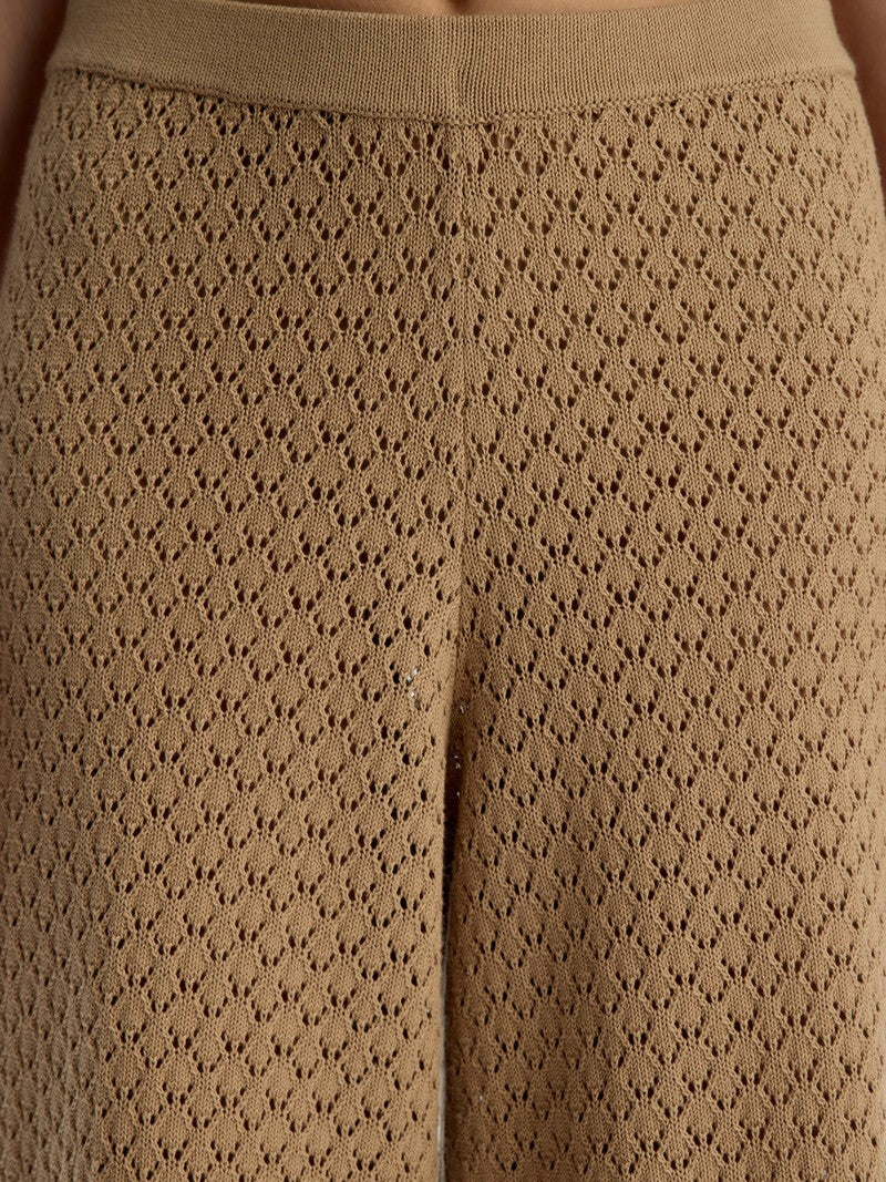Cotton knit trousers - Image 4