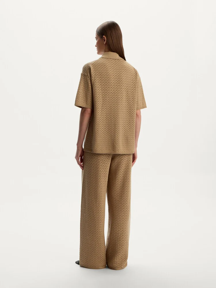 Cotton knit trousers - Image 6