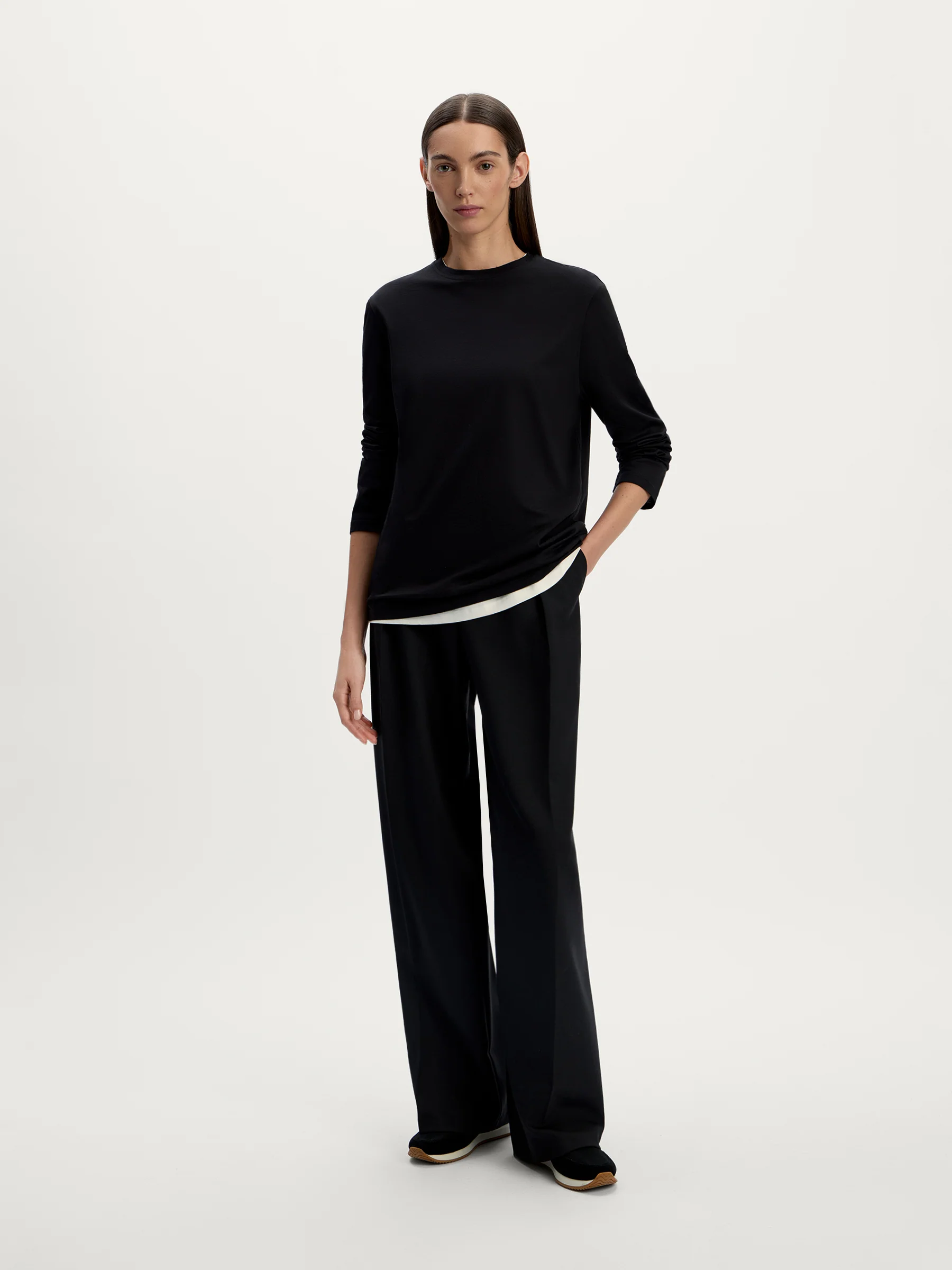 Cotton long sleeve T-shirt - Image 2