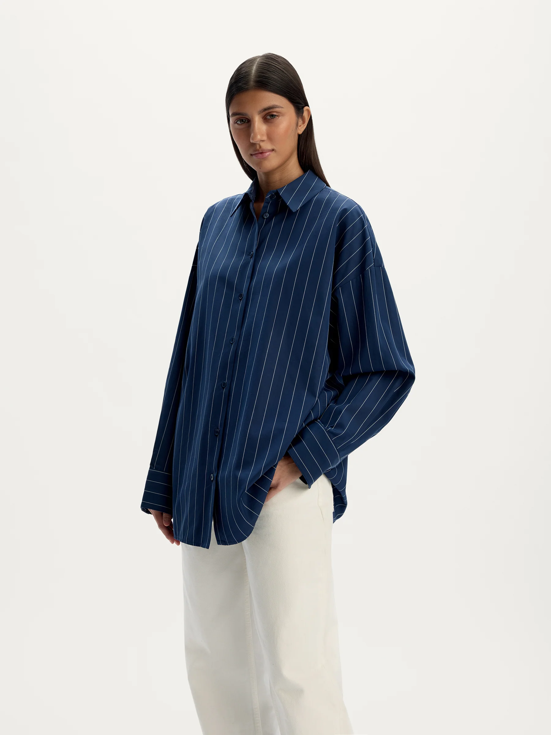 Cotton-lyocell shirt