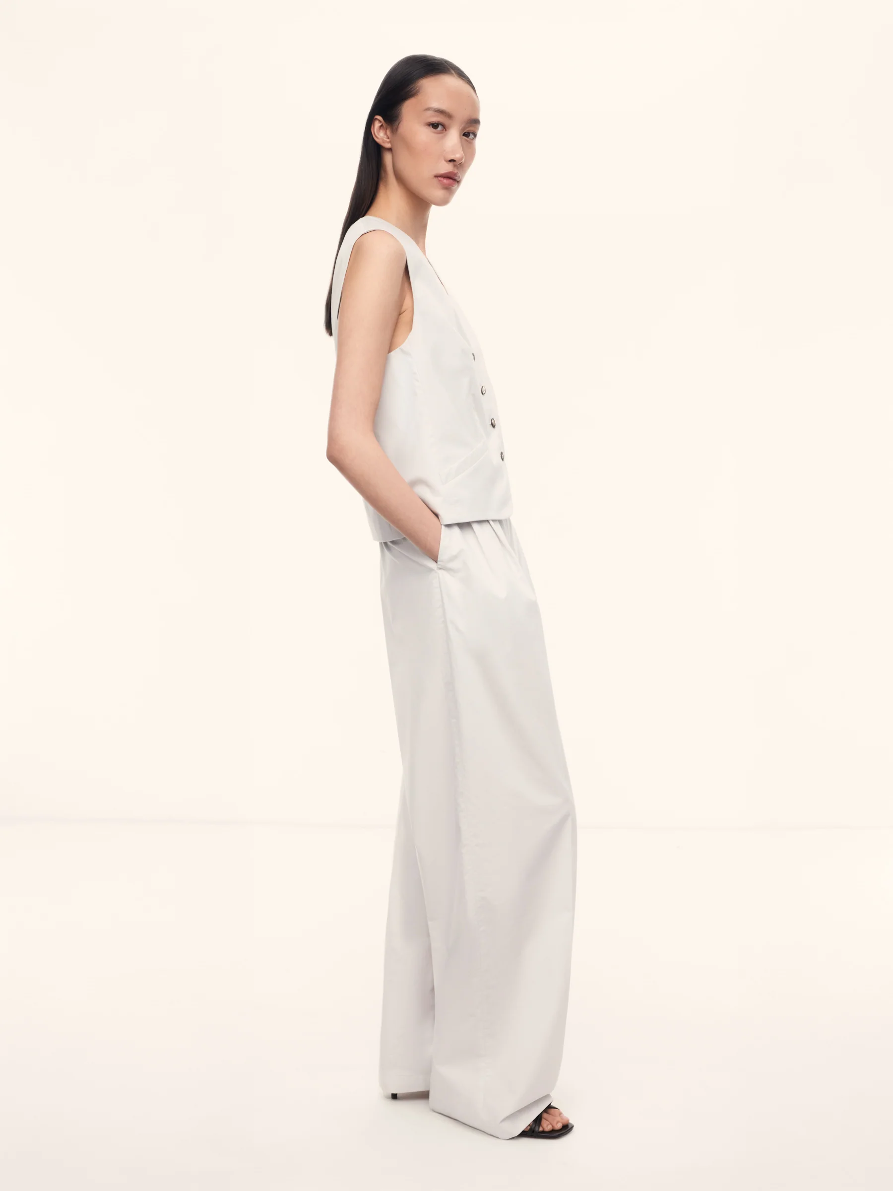 Cotton-lyocell trousers - Image 2