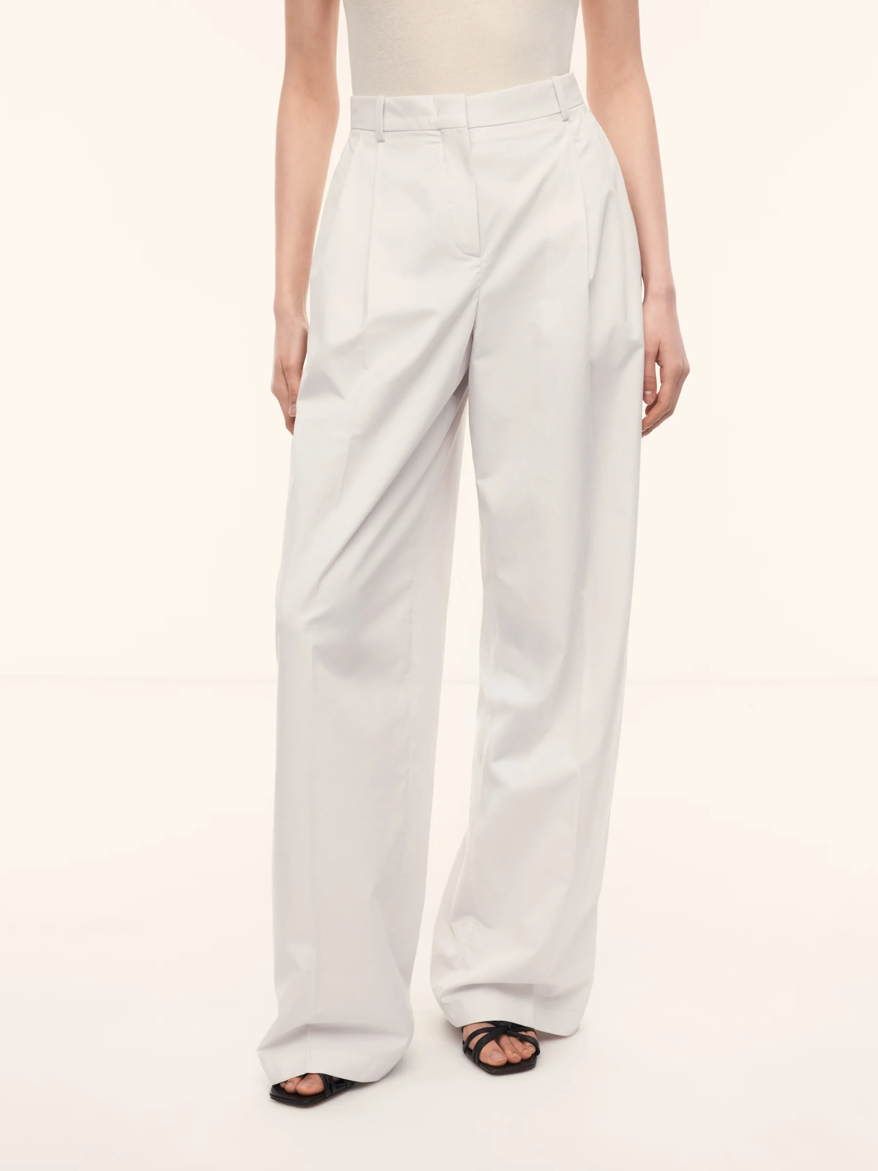 Cotton-lyocell trousers - Image 3