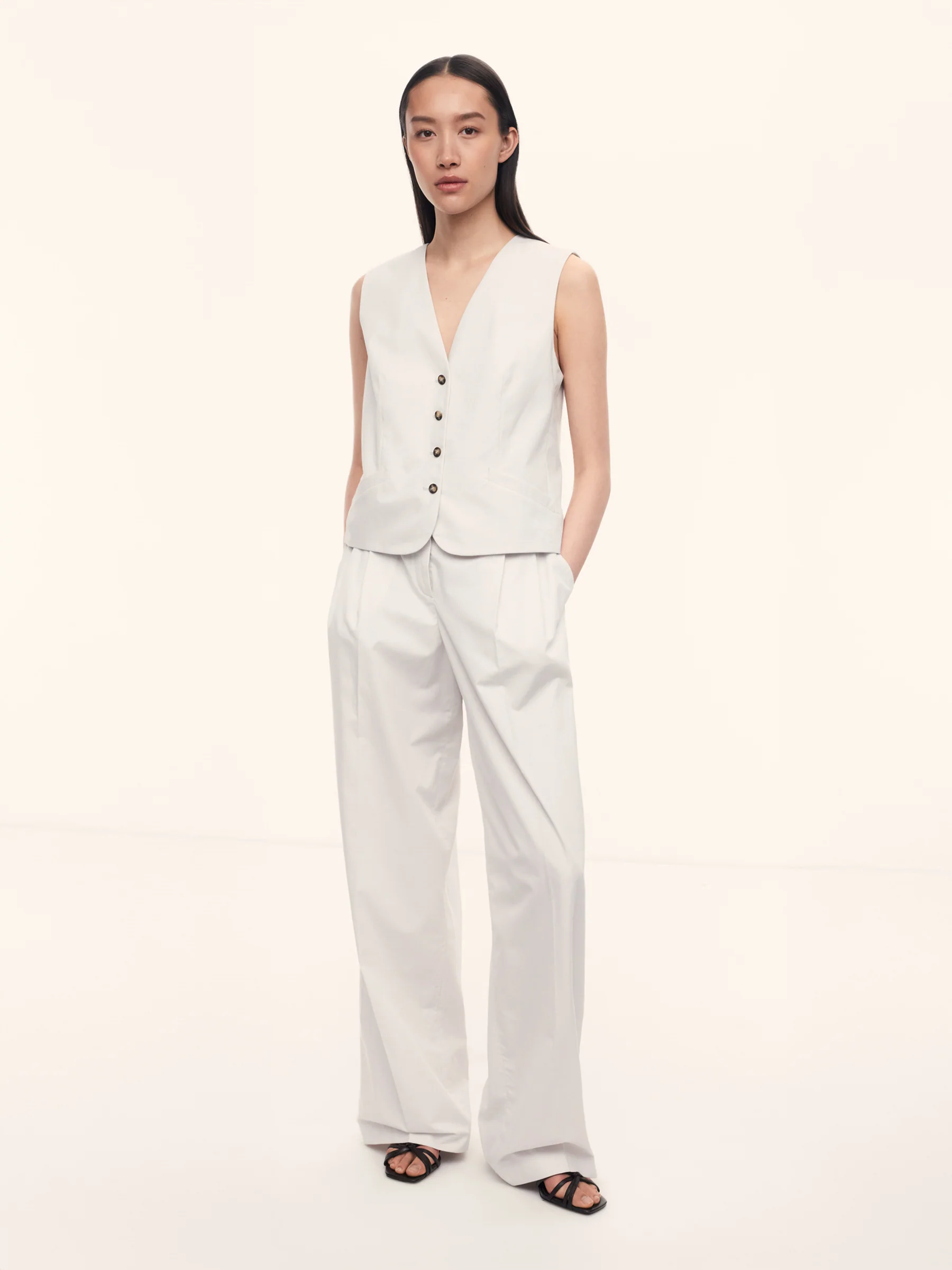 Cotton-lyocell vest - Image 2