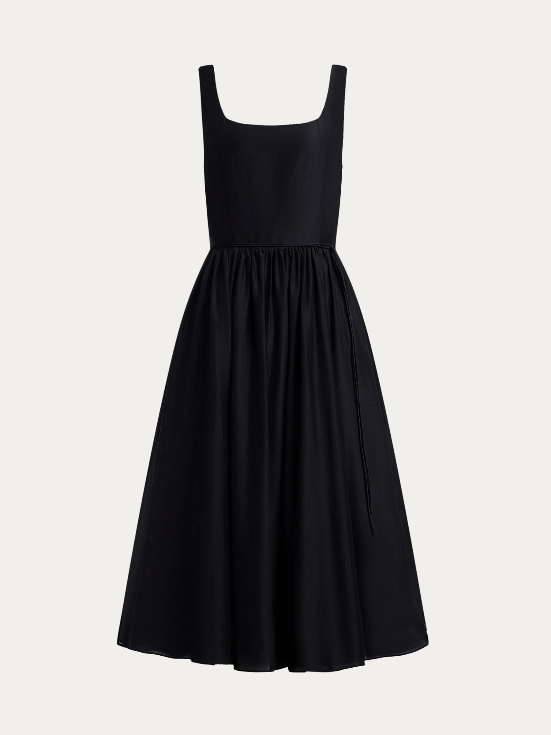 Cotton-silk midi dress - Image 6