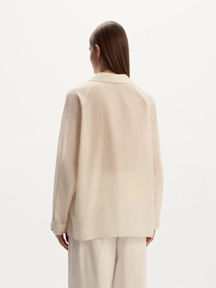 Cotton-silk shirt - Image 6
