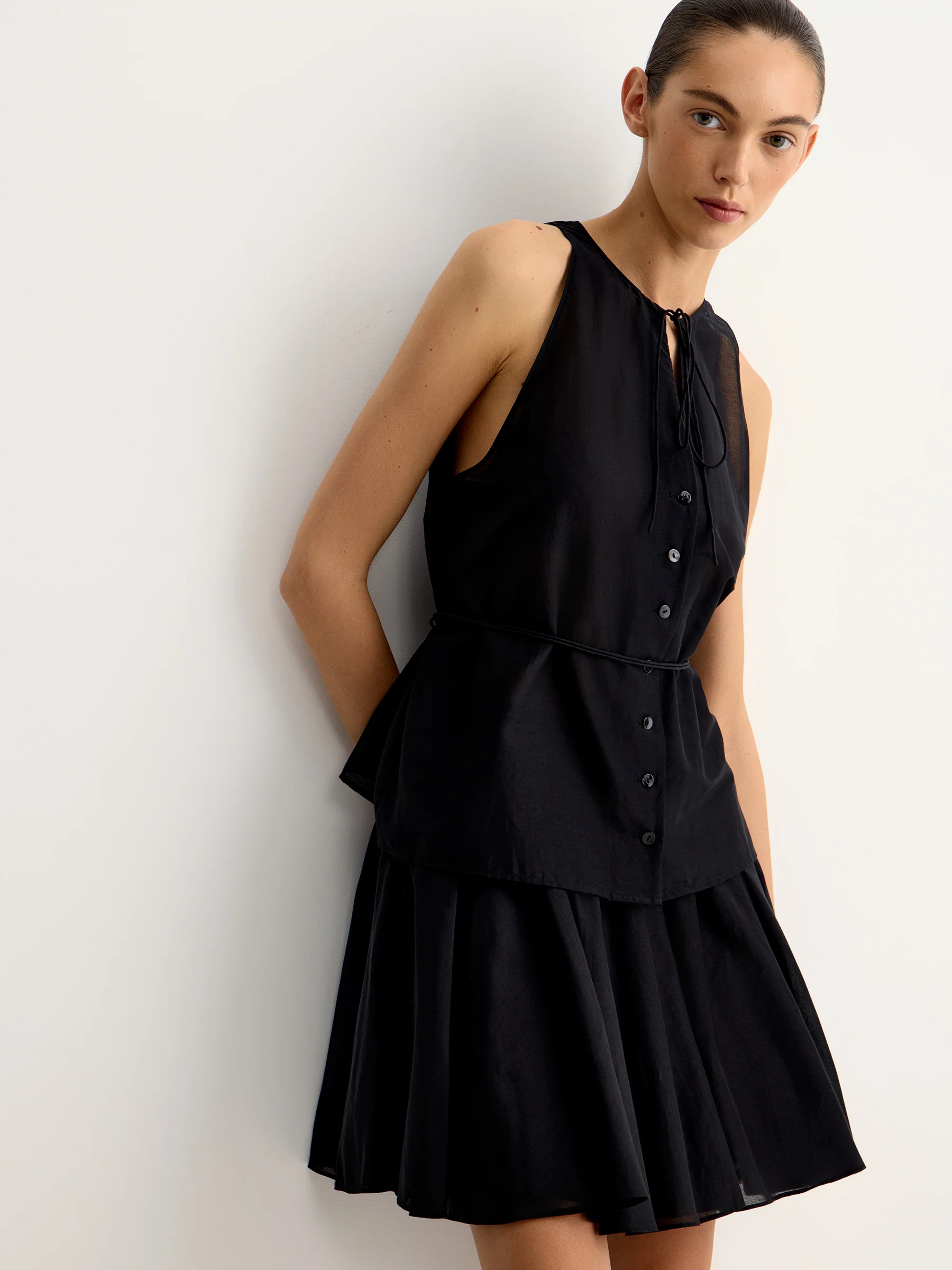 Cotton-silk top - Image 3