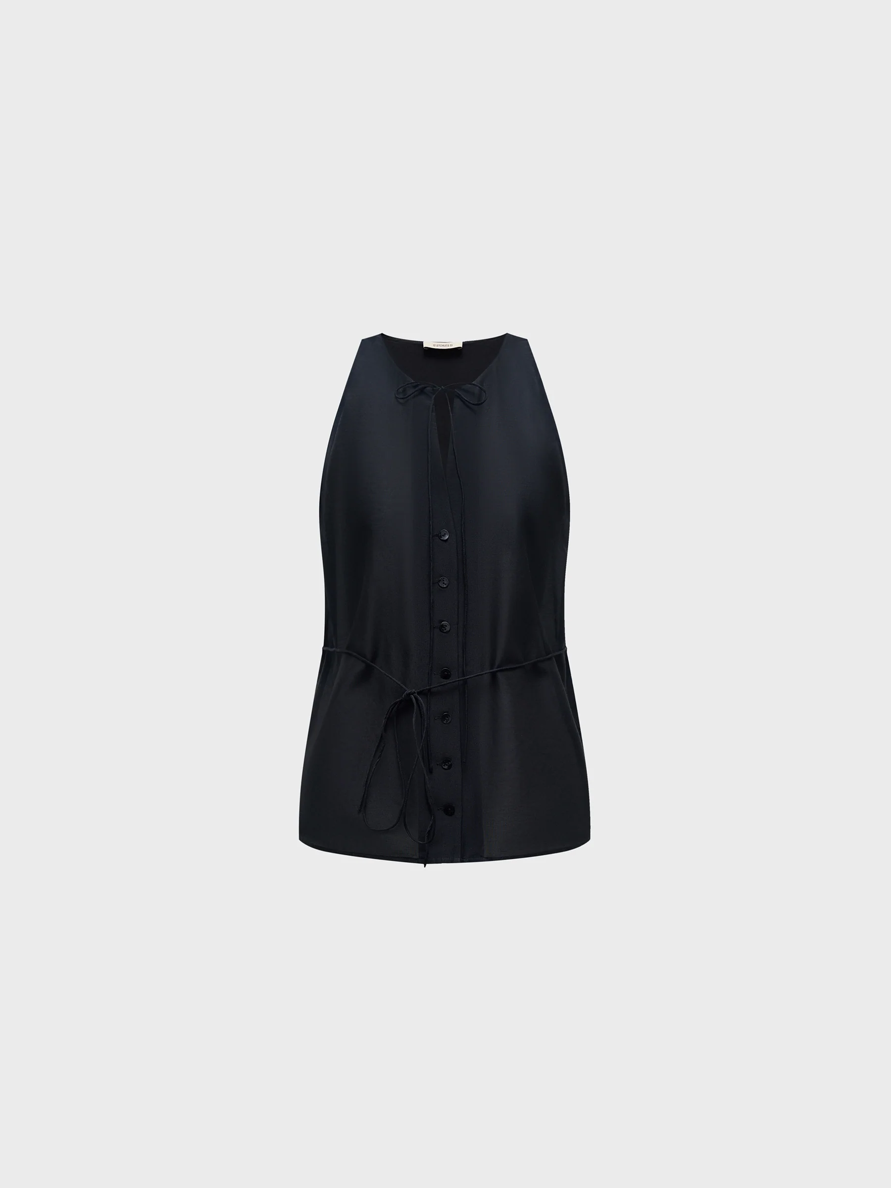 Cotton-silk top - Image 7