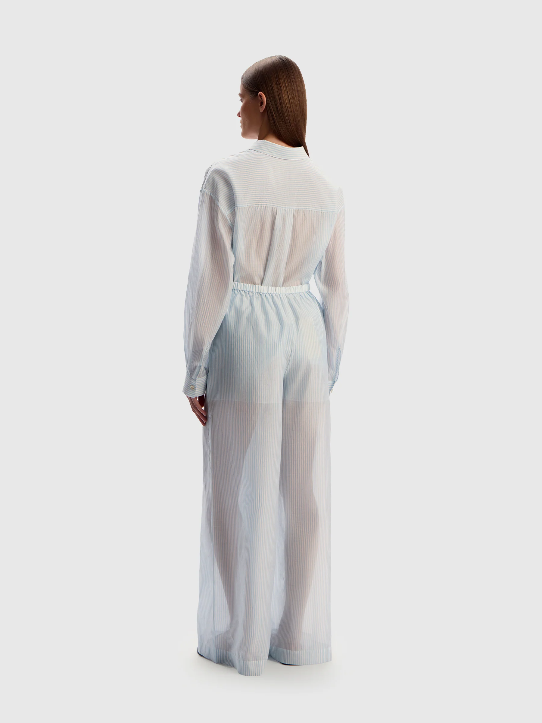 Cotton-silk trousers - Image 5