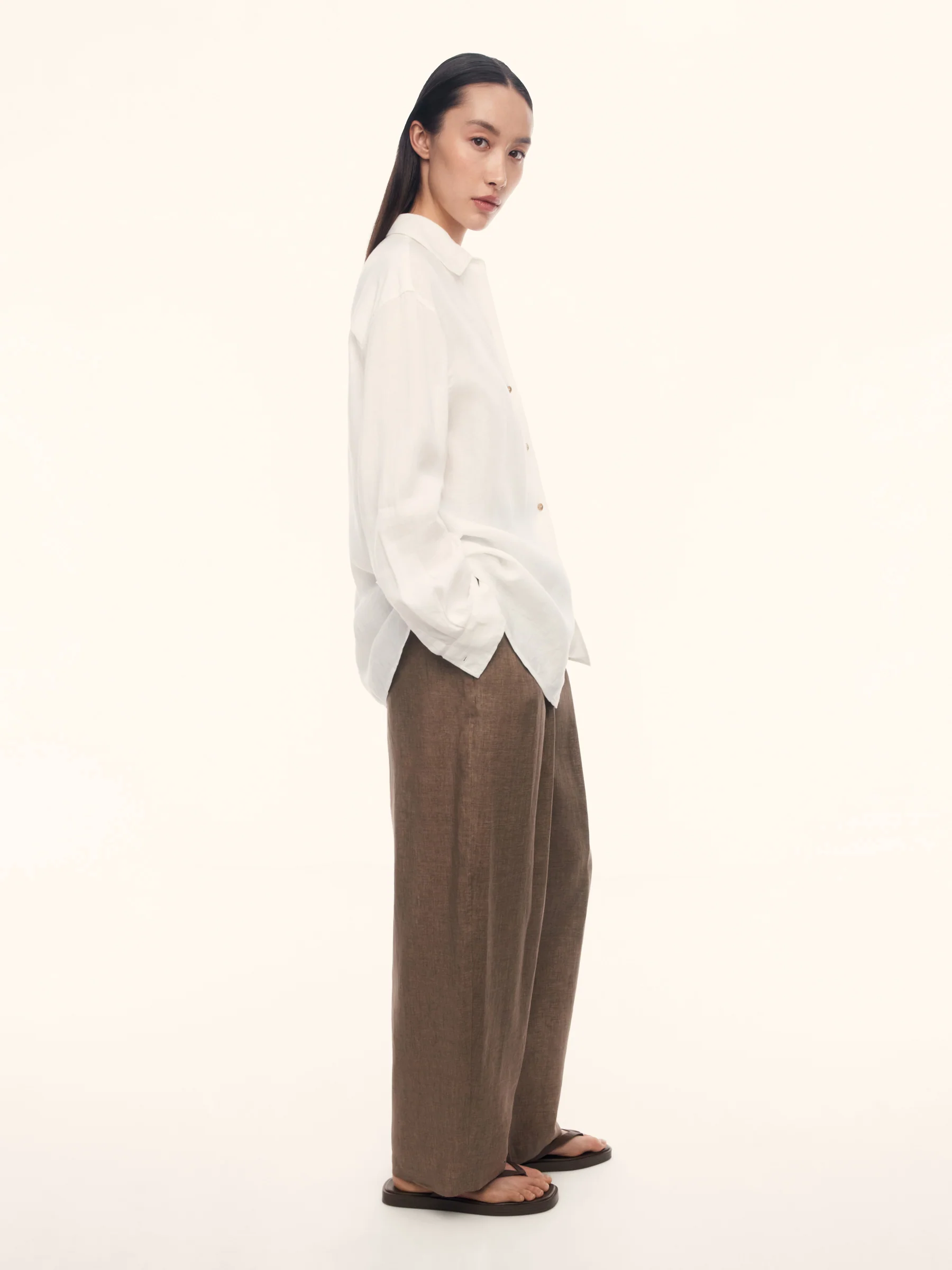 Crema linen shirt - Image 3