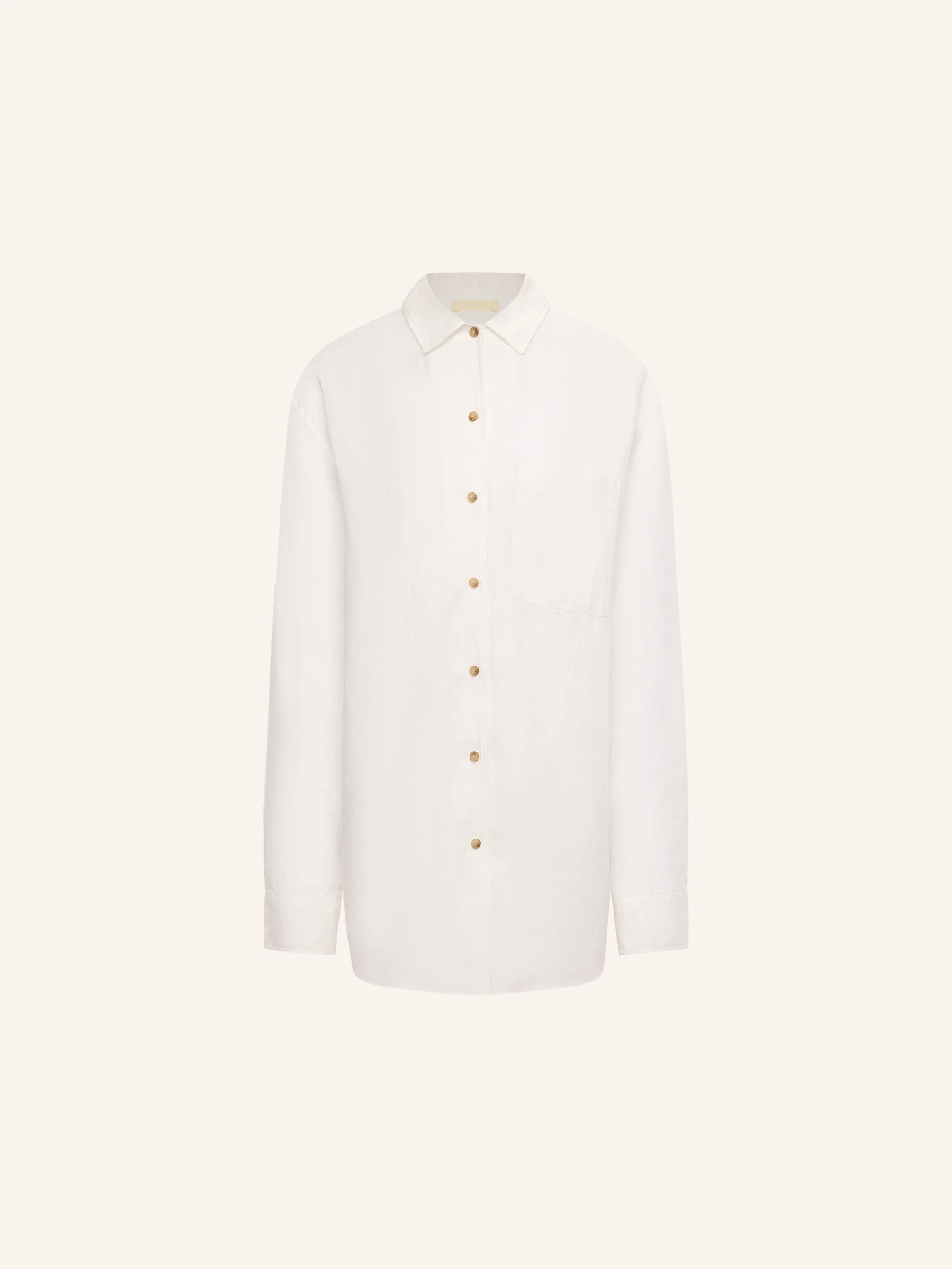 Crema linen shirt - Image 6
