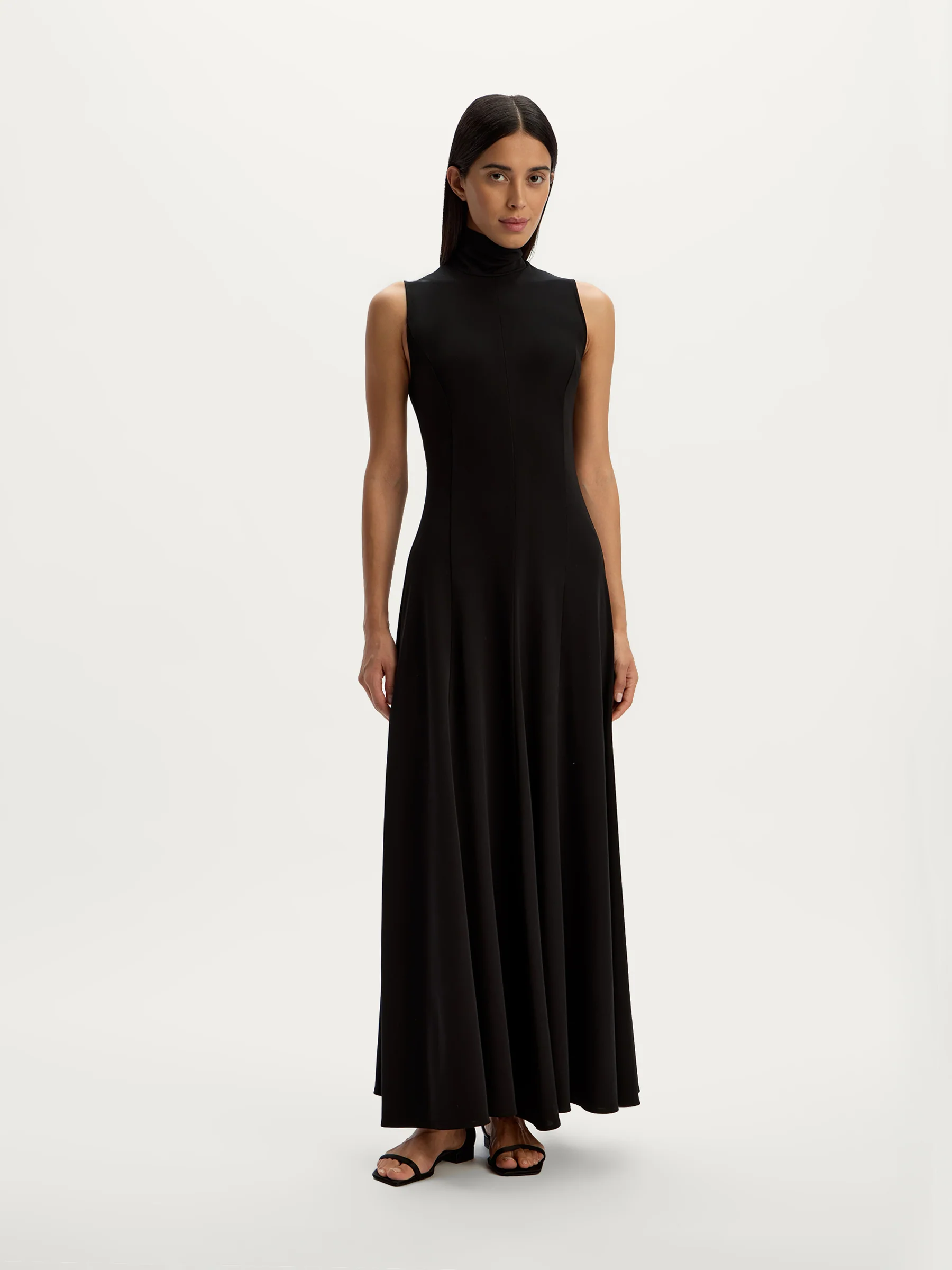 Crepe maxi dress - Image 2