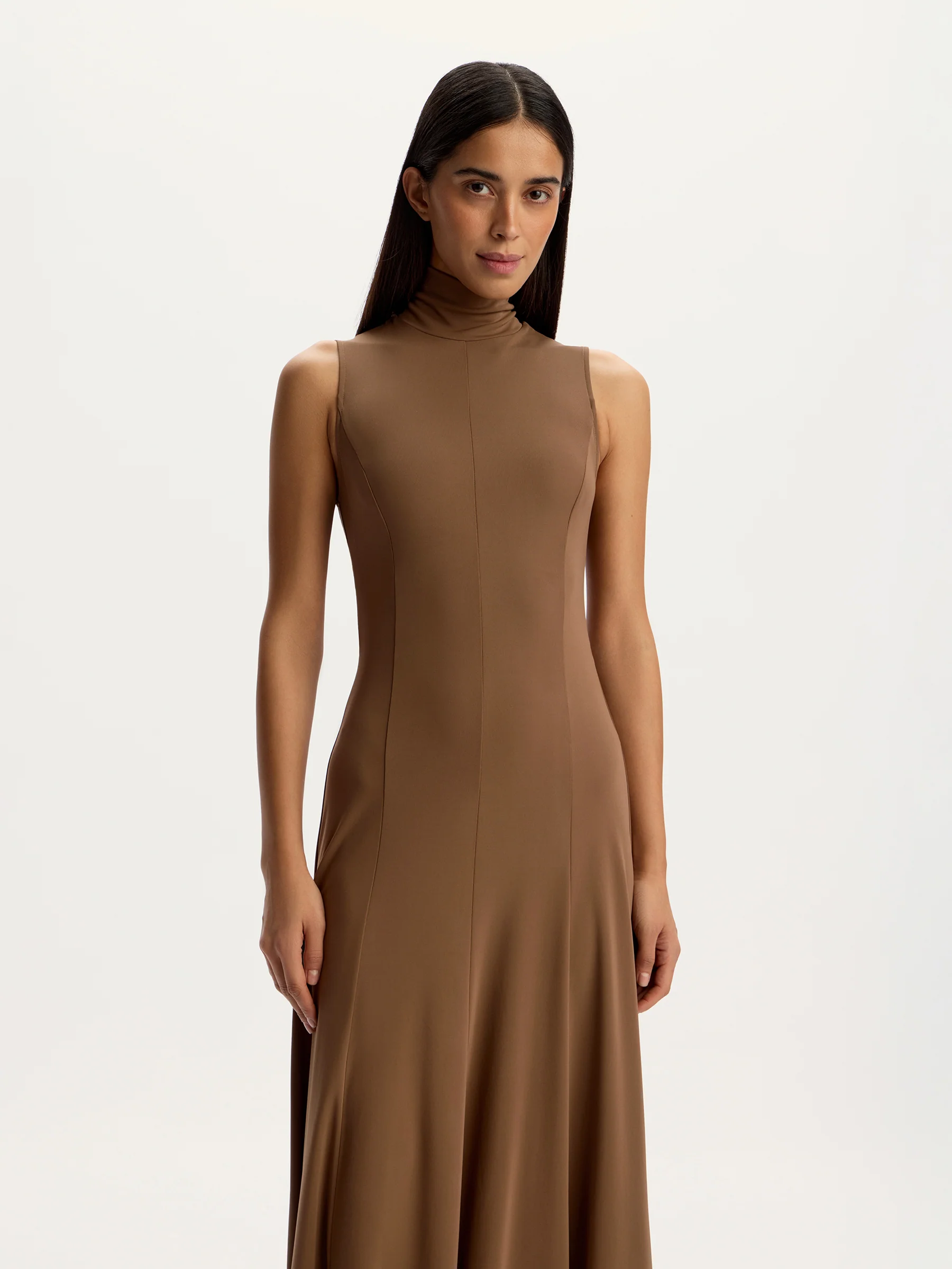 Crepe maxi dress - Image 2