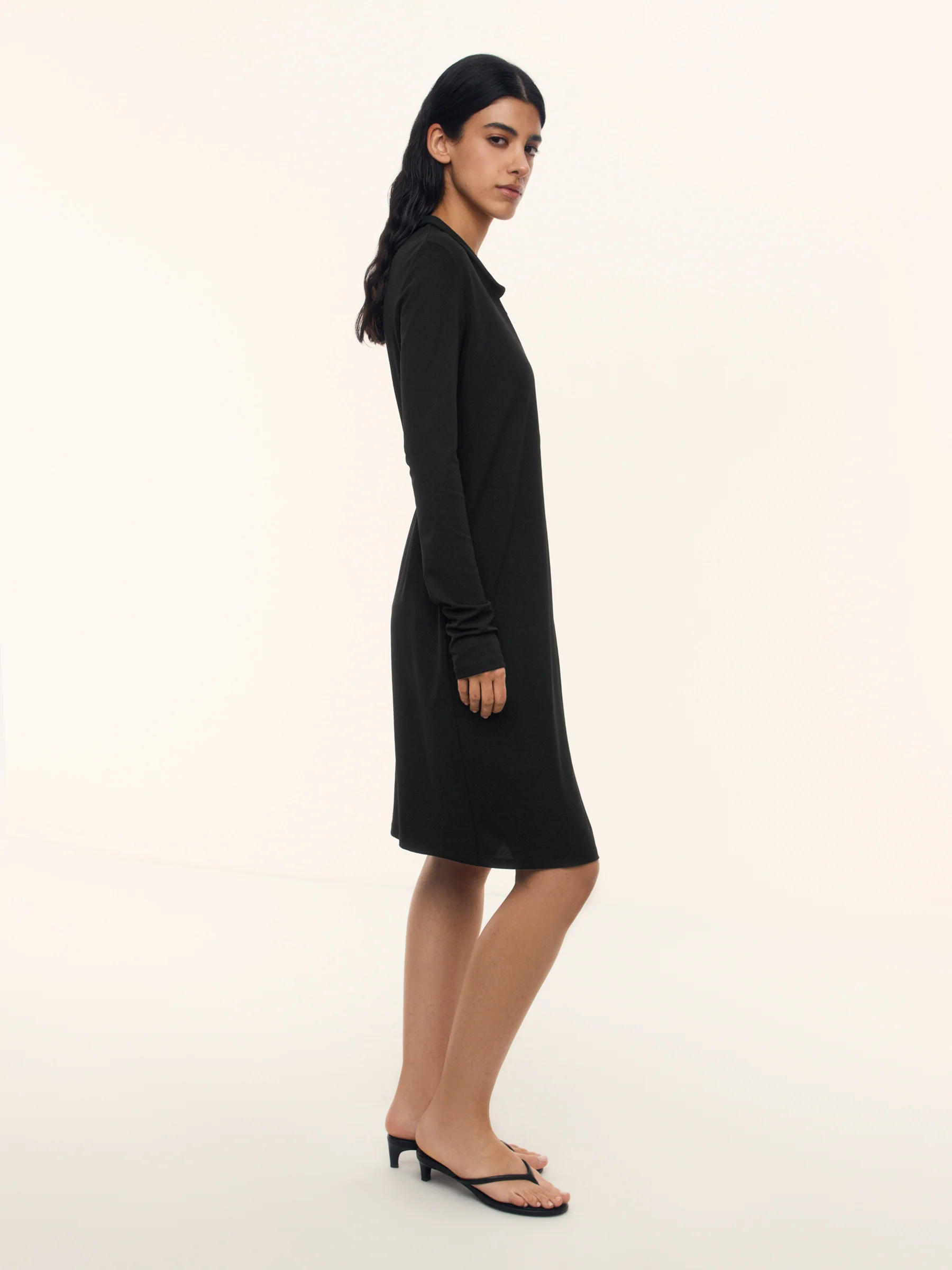 Crepe wrap dress - Image 2