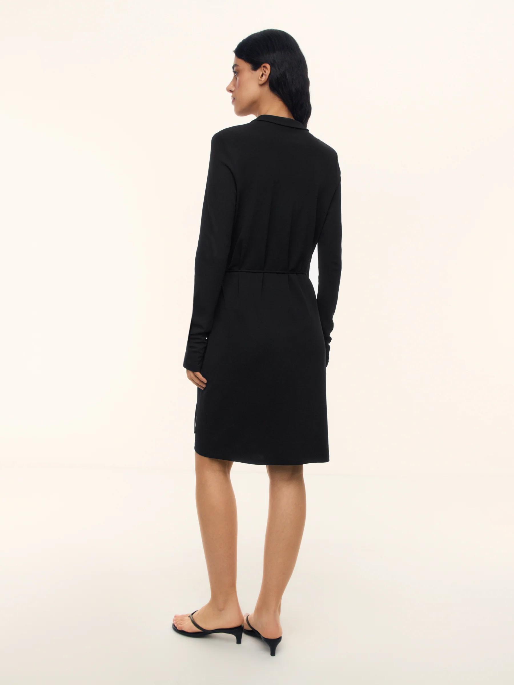 Crepe wrap dress - Image 5