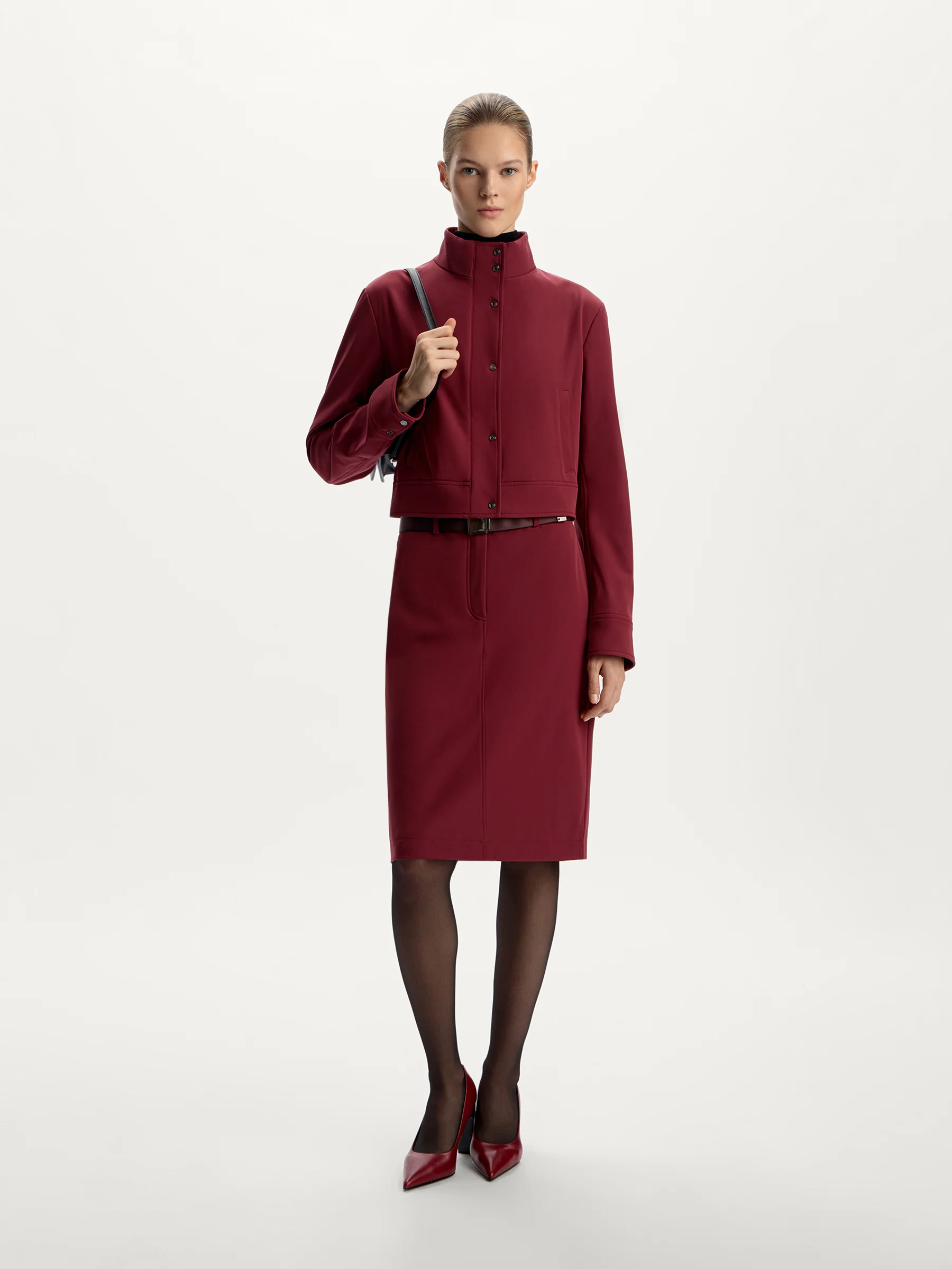 Cropped shell jacket - Image 2