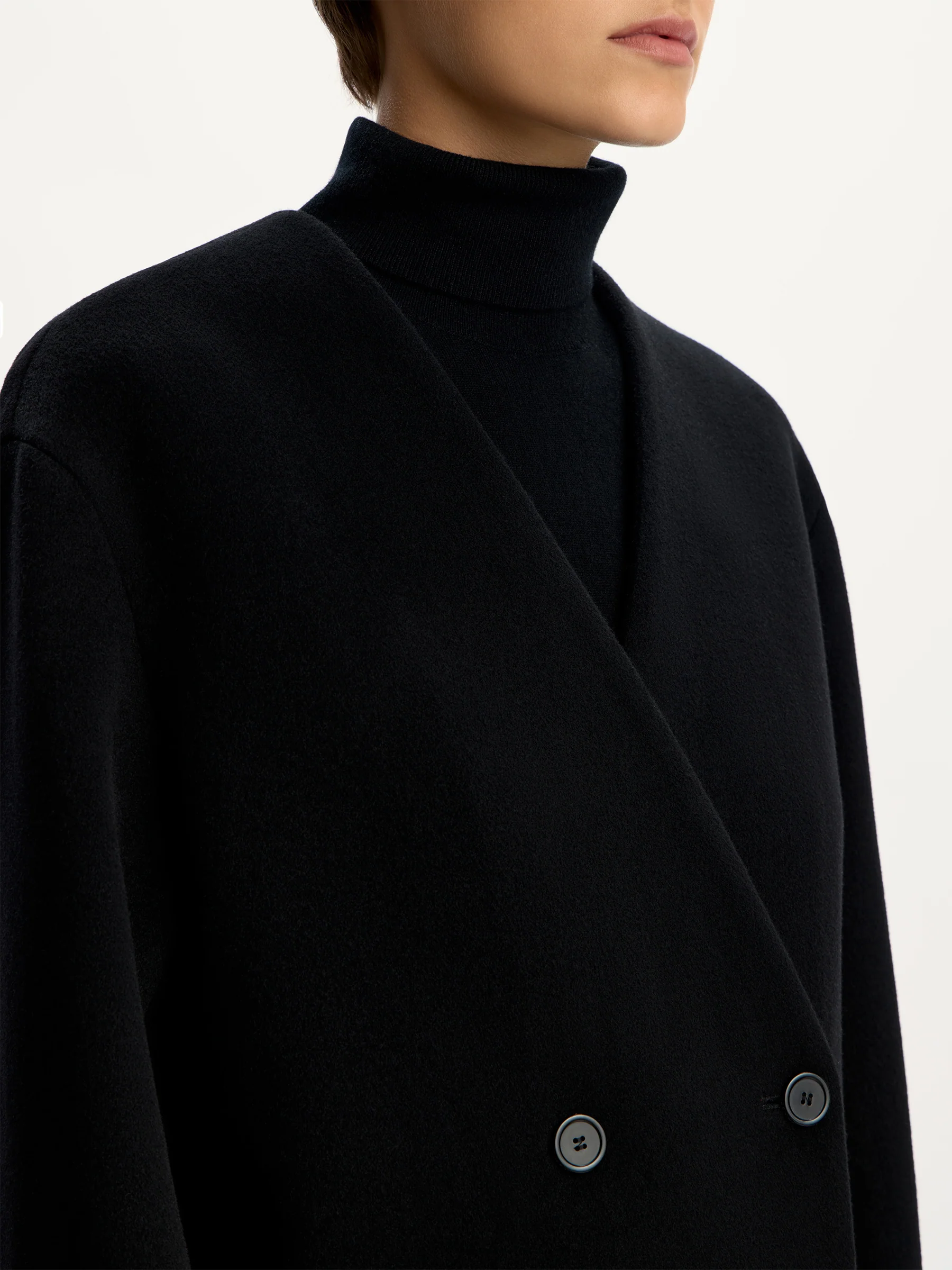 Cropped wool-cashmere coat - Image 3