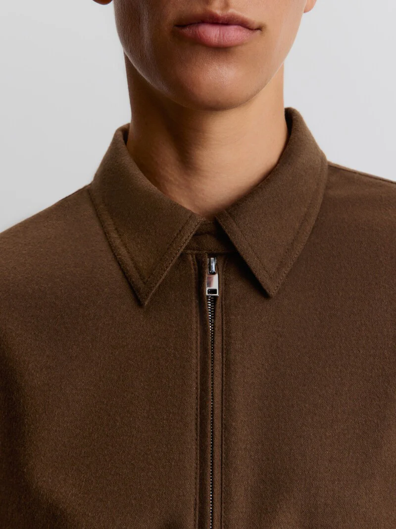 Cropped wool shirt - Image 4