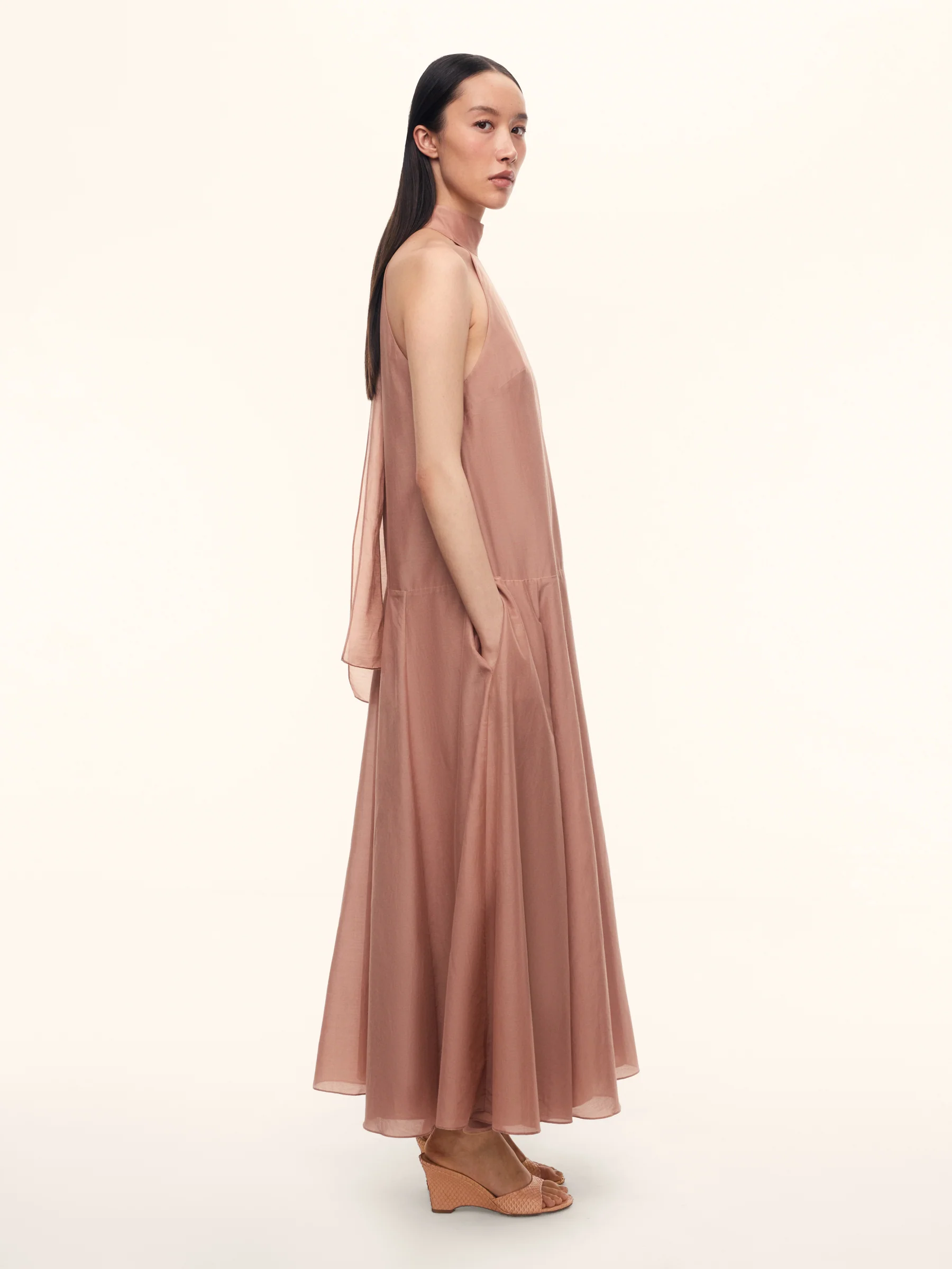 Dahlia cotton-silk dress - Image 2