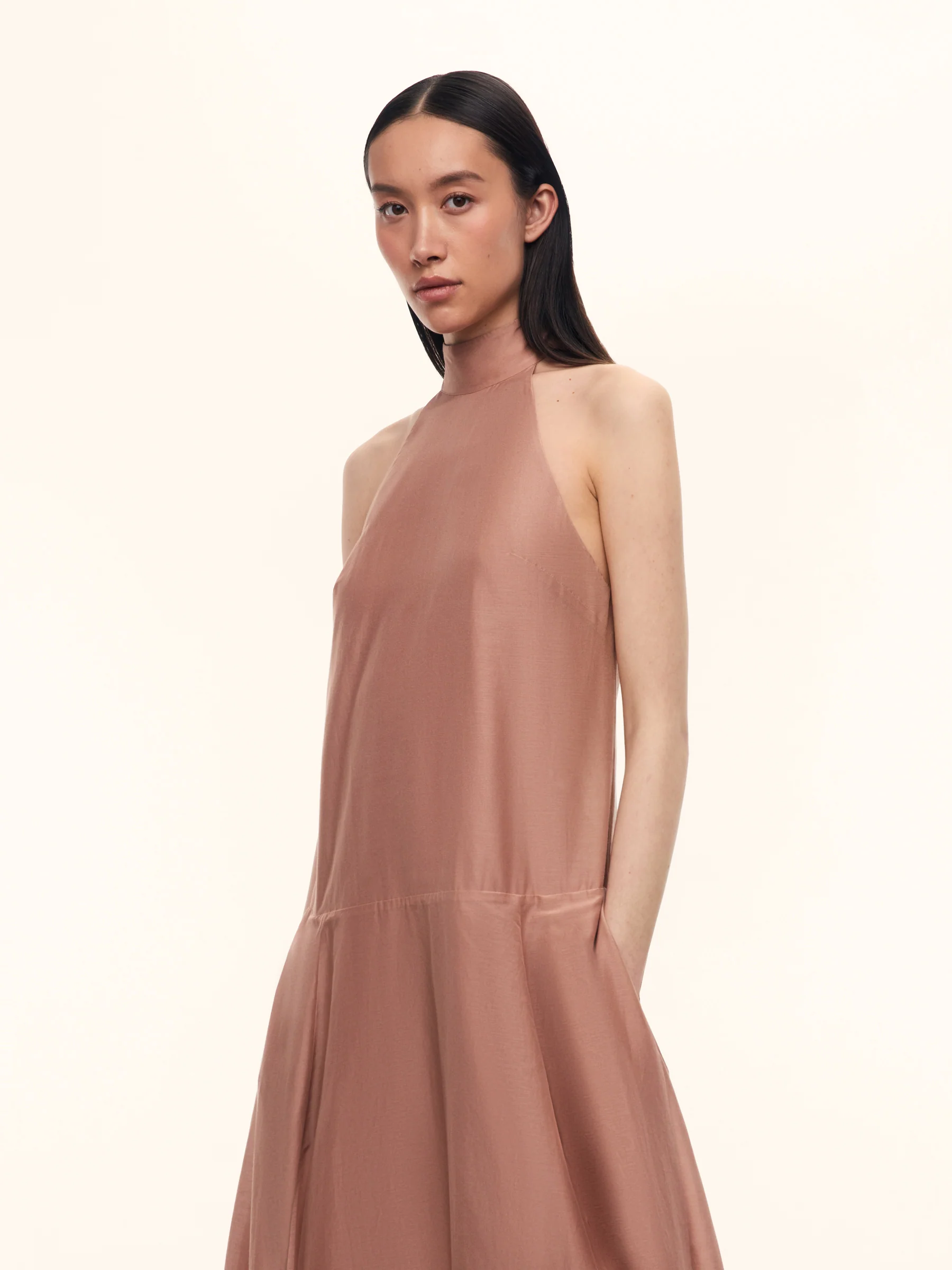 Dahlia cotton-silk dress - Image 3