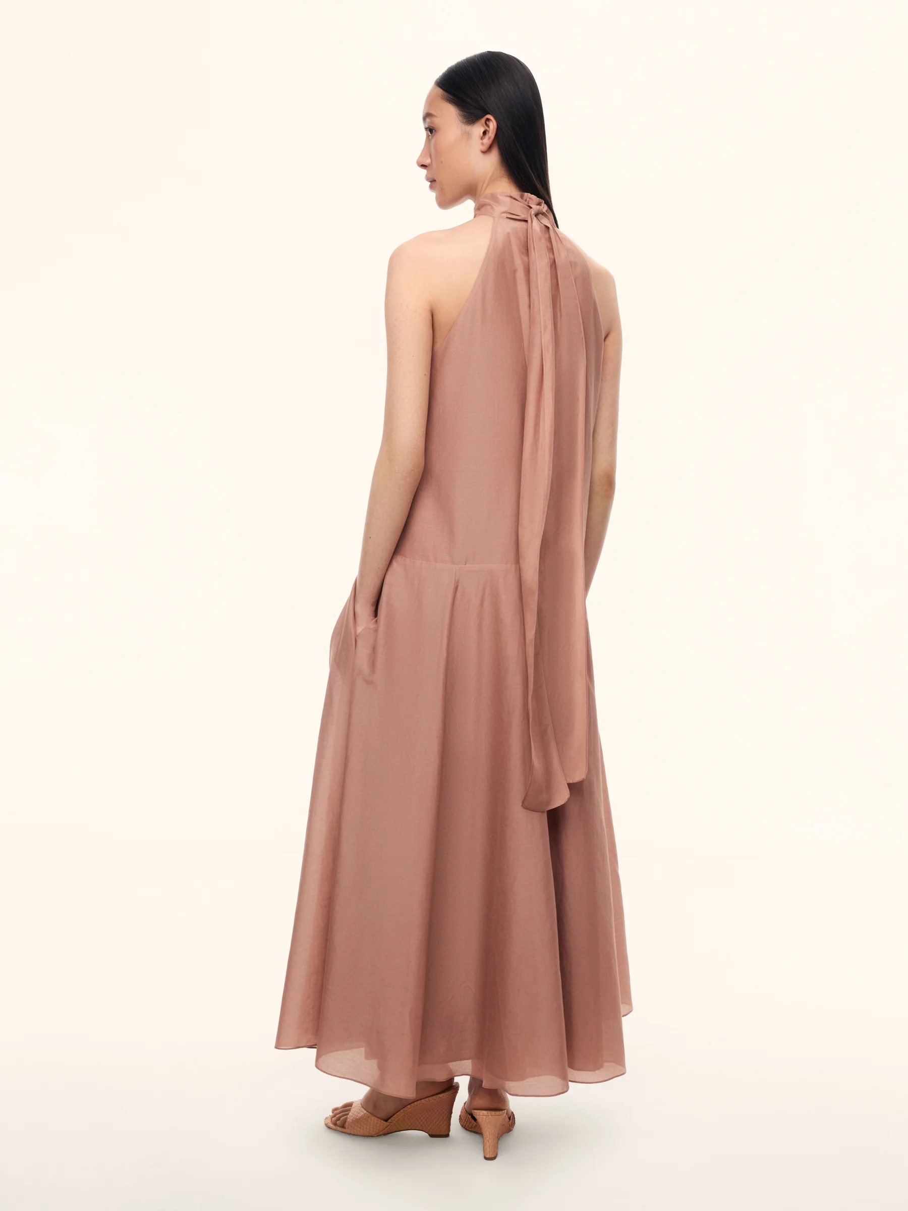 Dahlia cotton-silk dress - Image 5