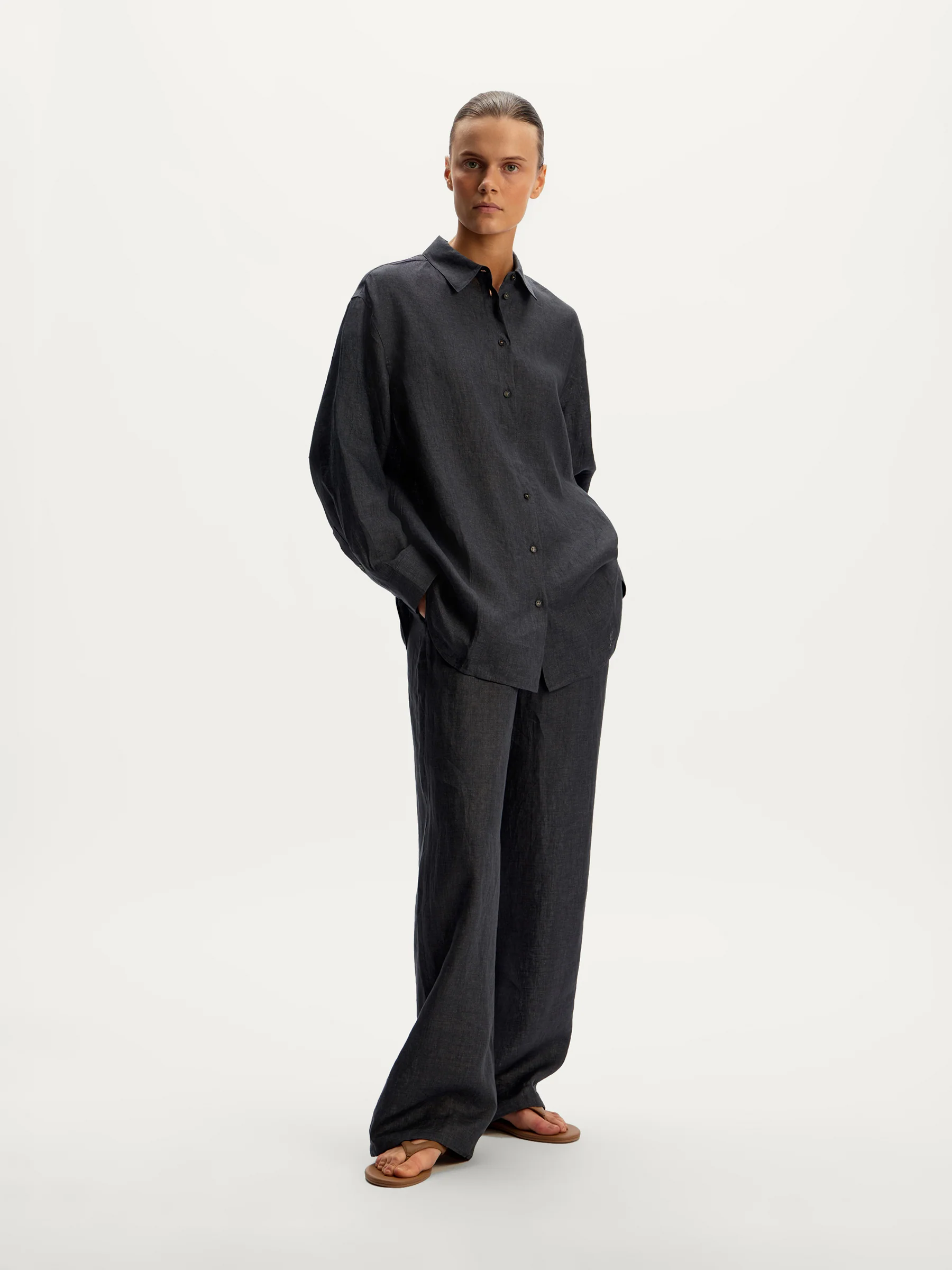 Delave linen trousers - Image 2