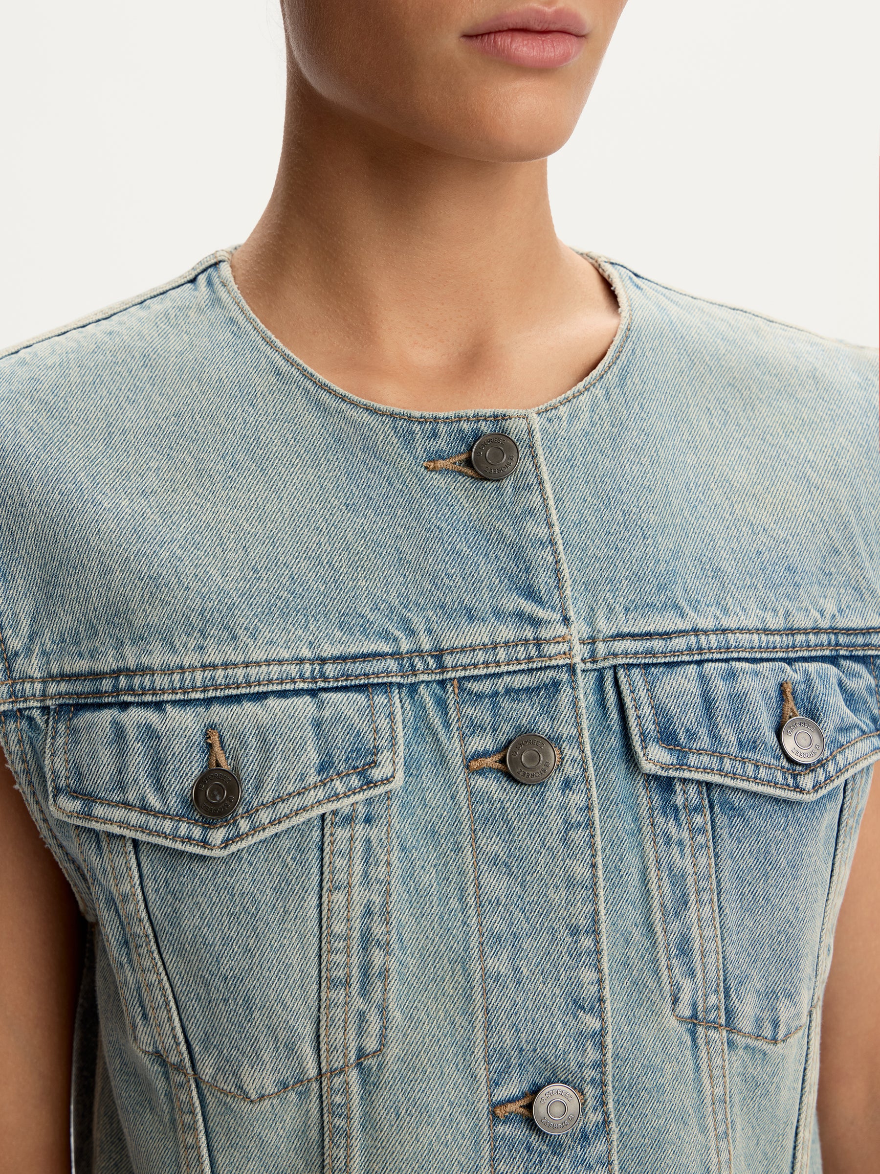 Denim vest - Image 3