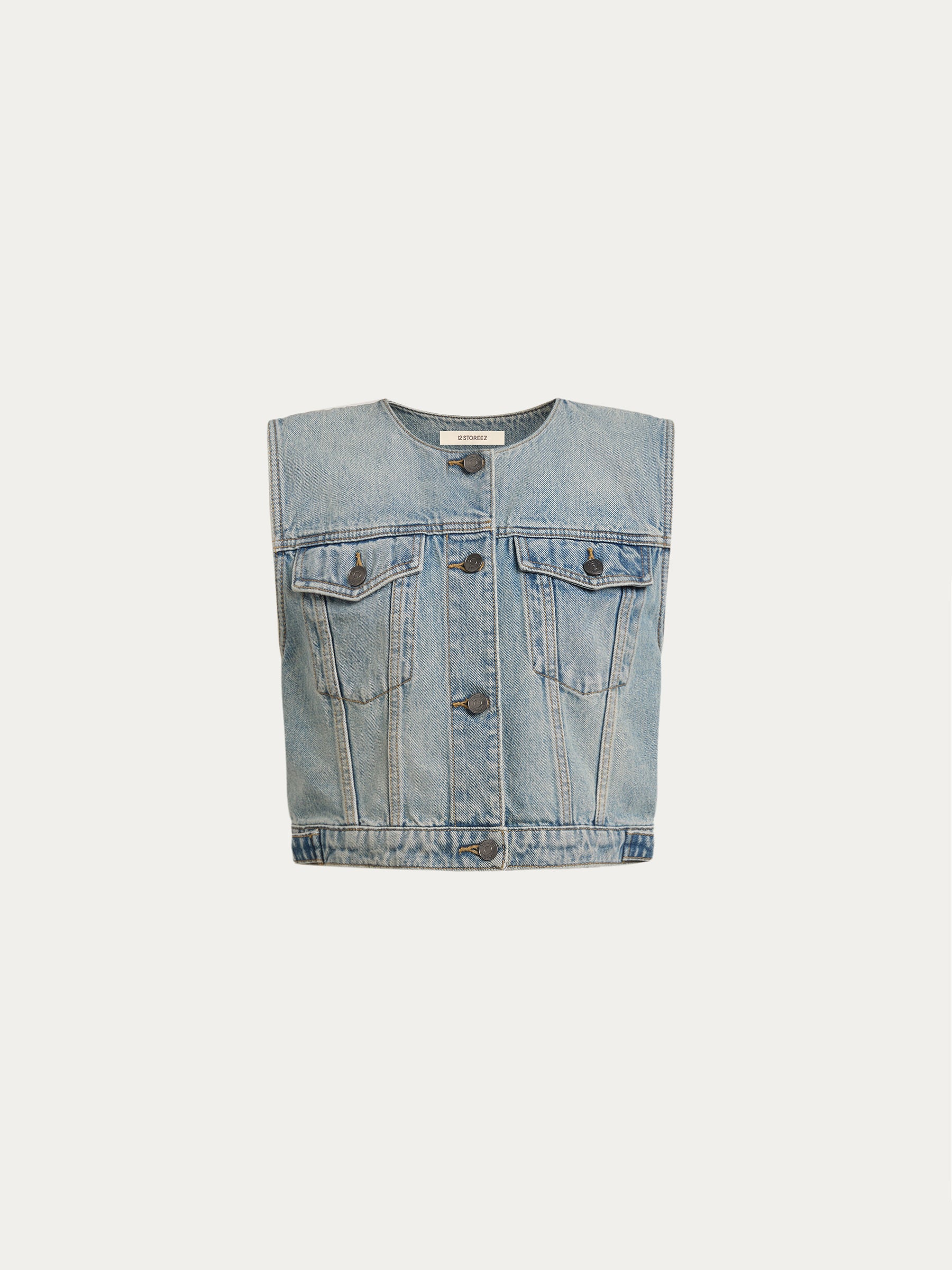 Denim vest - Image 7
